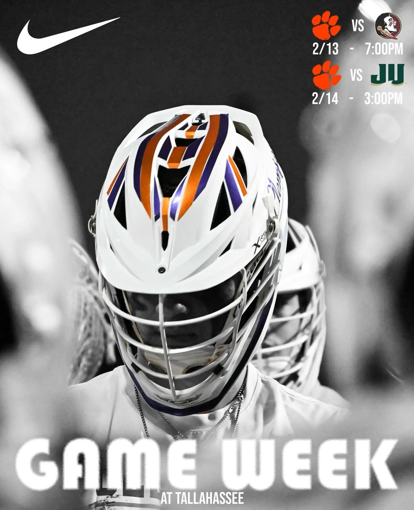 GAME WEEK: Tigers hit the road in Tallahassee against Florida State and Jacksonville. #Allin