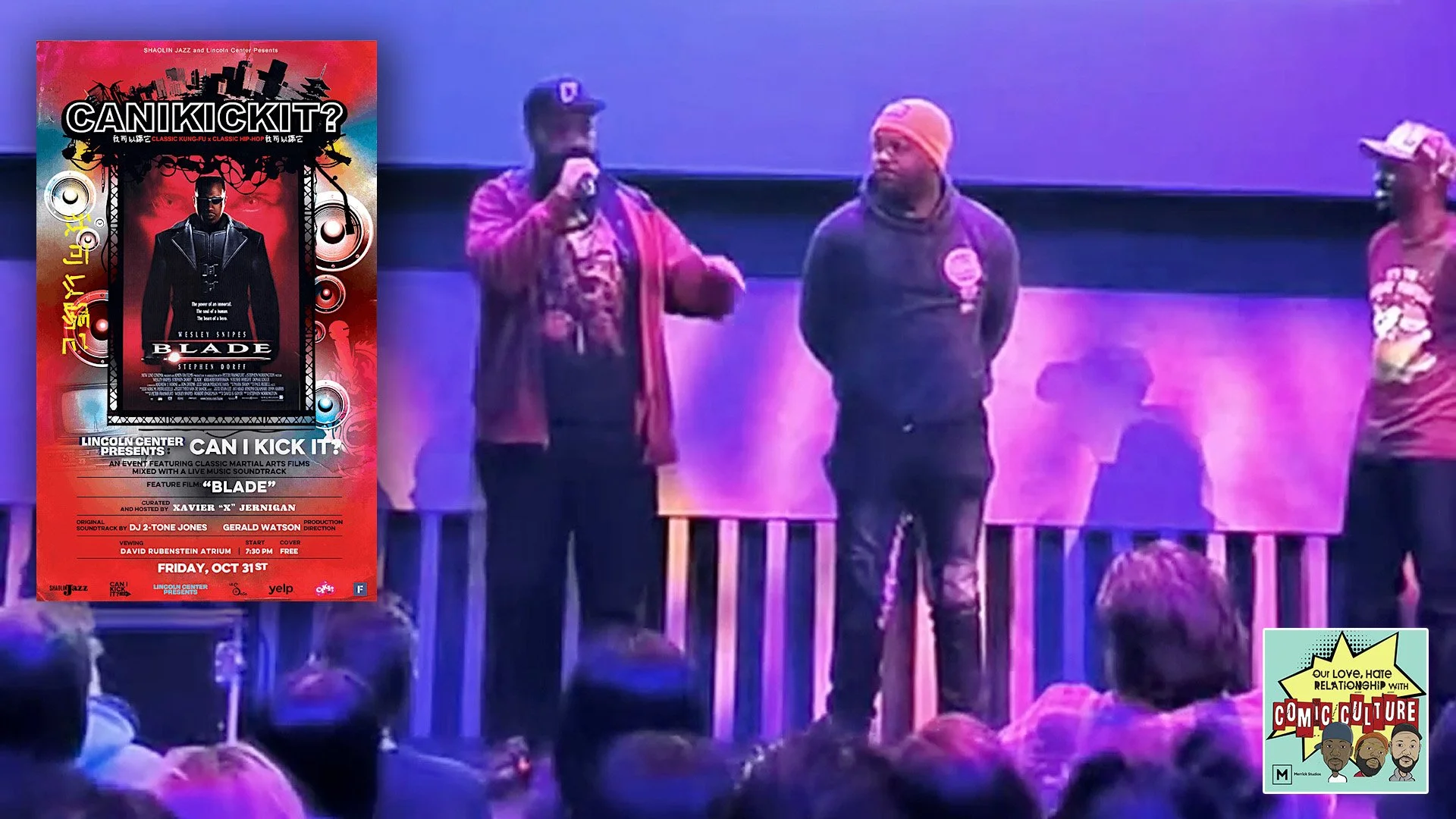 Comic Culture co-hosts Mickey Factz &amp; Tat Wza LIVE at The Lincoln Center