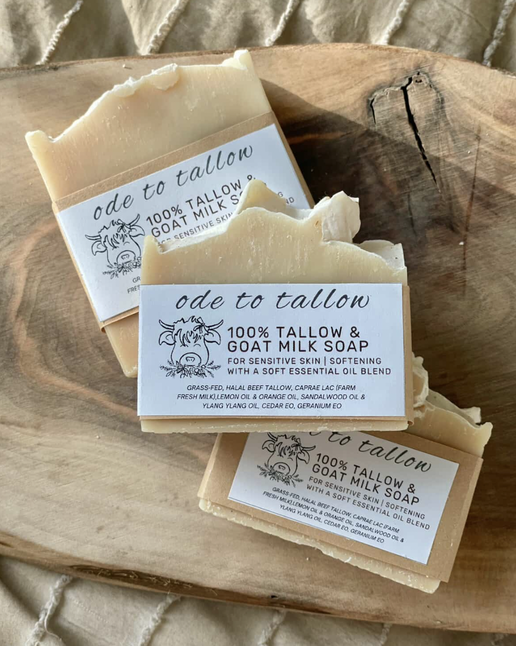 100% Tallow and Goat Milk Soap | Halal & Grassfed Beef Tallow
