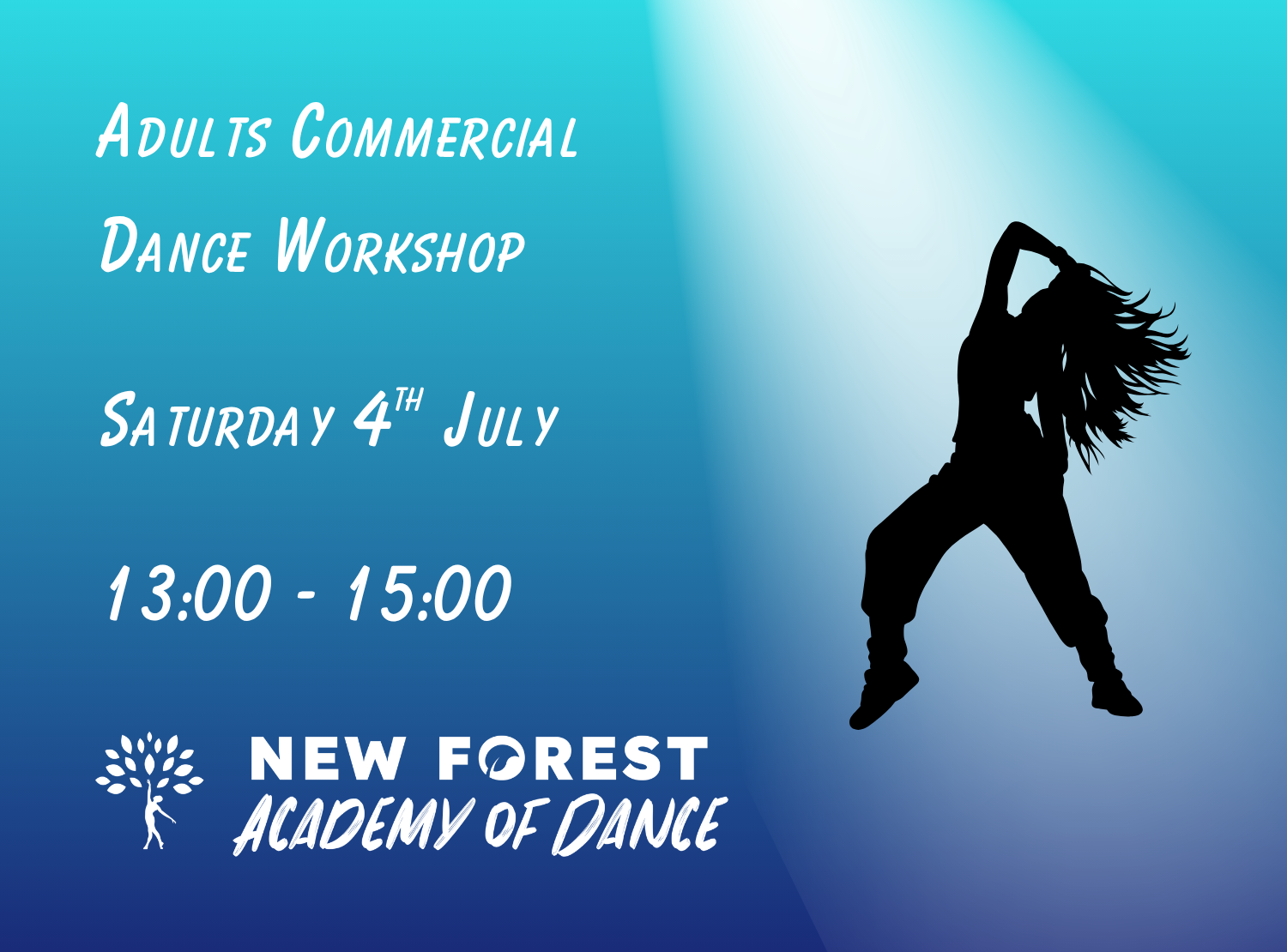 Adult Commercial Dance Workshop Graphic