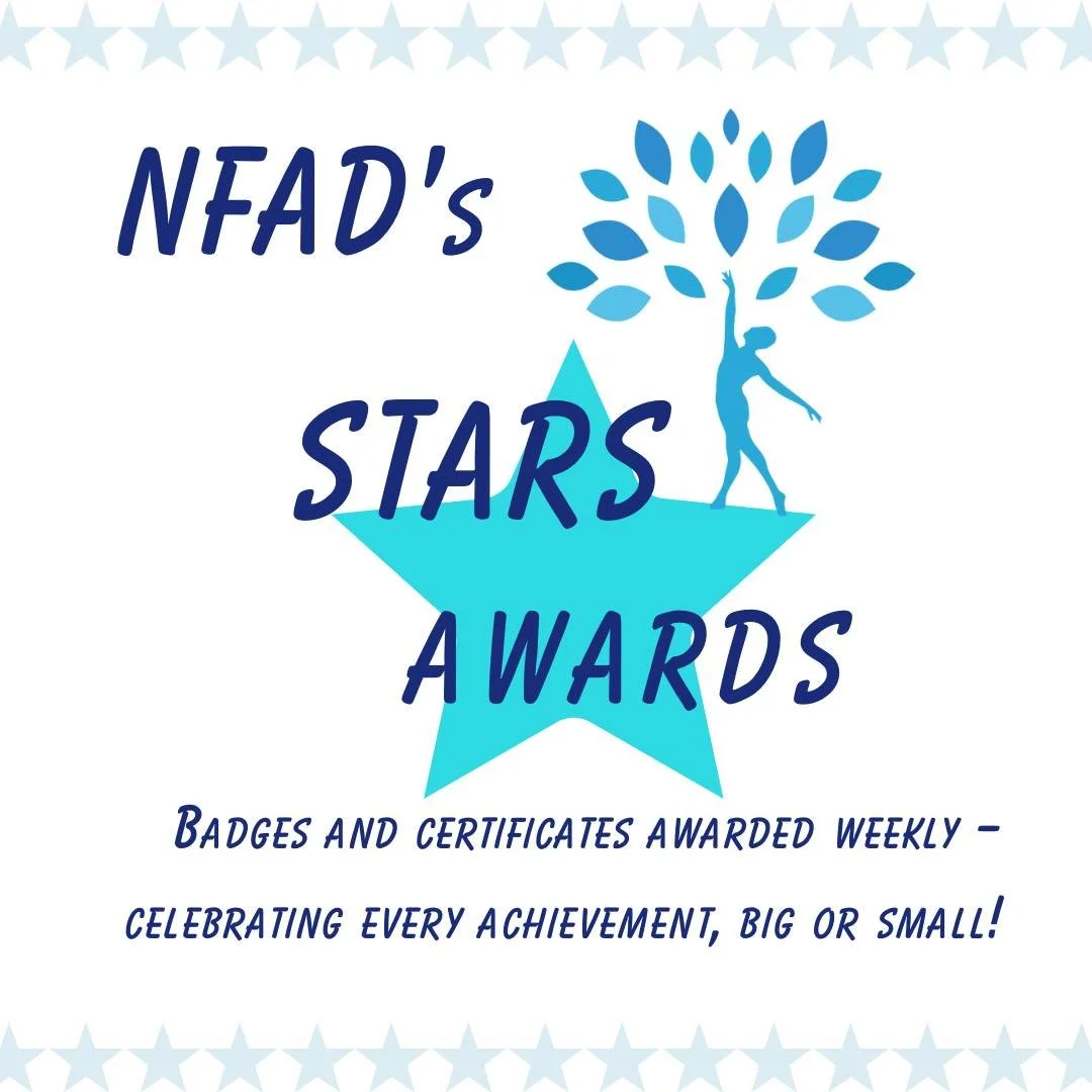 💙 At NFAD, we believe every achievement deserves to be celebrated &ndash; big or small.

That&rsquo;s why we created our STARS Awards. Each week, students up to Grade 4/Mids can earn a badge and certificate for showing one of five qualities:
✨ Skill
