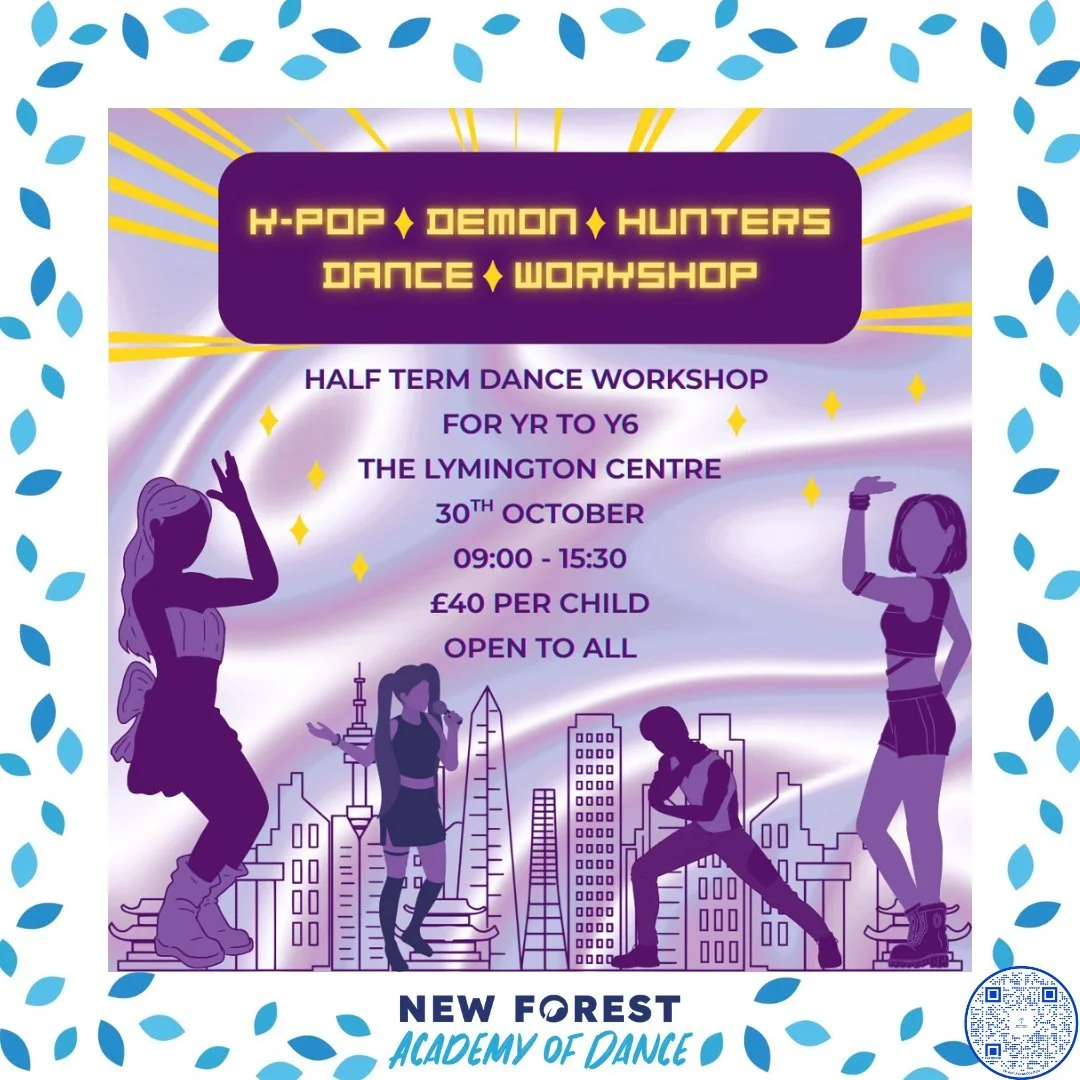 💙 It&rsquo;s K-Pop Fever at NFAD this October Half Term! 💙

Our first two K-Pop Demon Hunters workshops have completely sold out, and due to popular demand we&rsquo;ve added a third date!

When: 30th October 09:00-15:30
Where: The Lymington Centre
