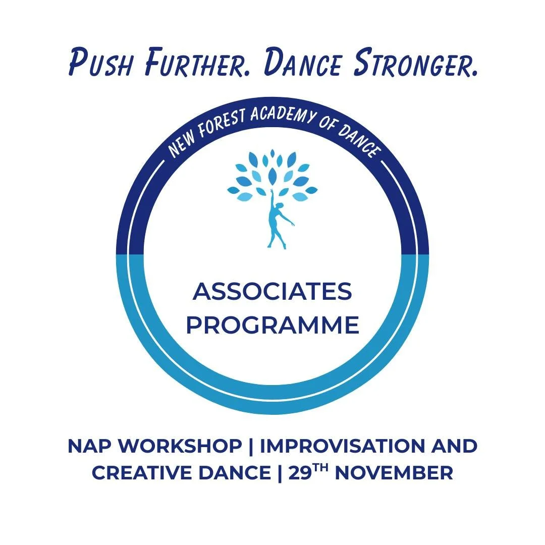 Ready to move without limits? 💙
Our next NAP &ndash; NFAD Associates Programme - workshop is all about Improvisation &amp; Creativity with guest teacher Miss Holly &ndash; a chance to unleash imagination, explore movement, and build confidence danci