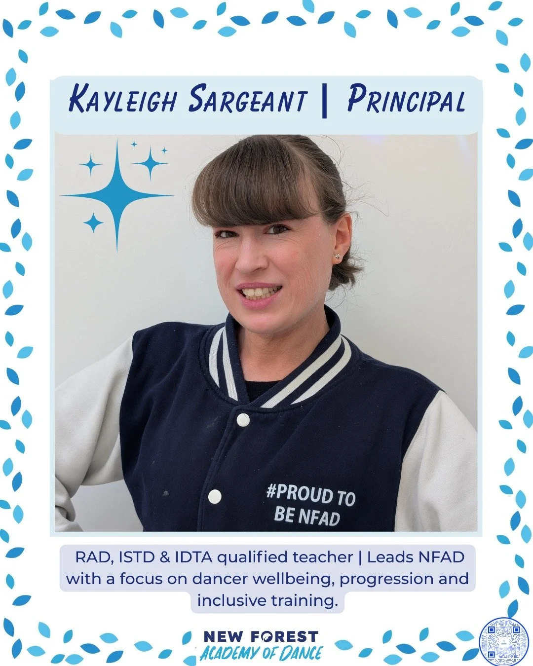 Happy New Year! 

Now is a great time to meet the team who help NFAD to grow and thrive. 

They bring their talent, care and passion to our students every week. Here&rsquo;s a closer look at who&rsquo;s behind the studio door (or desk!)💙
 #proudtobe
