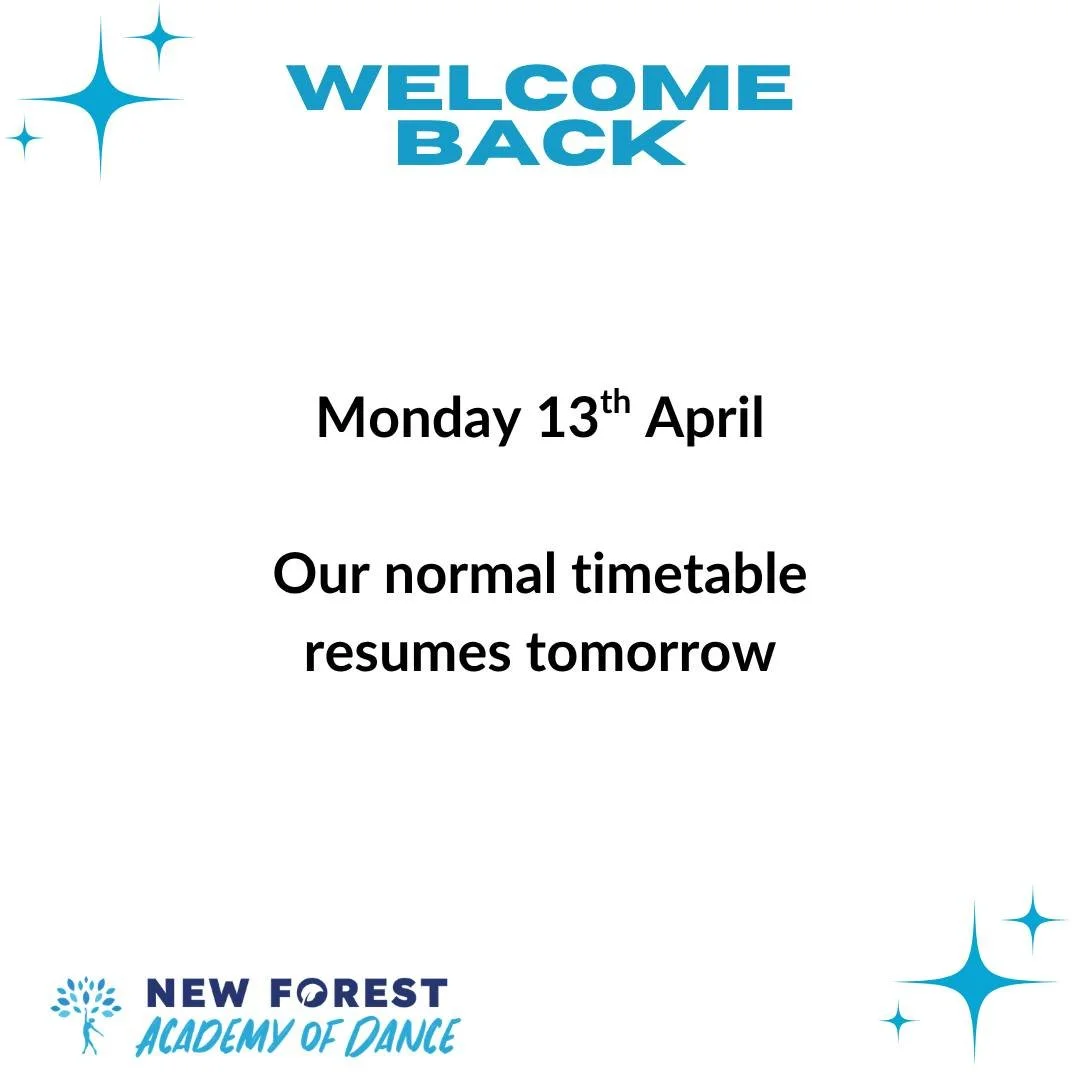 Termtime classes resume tomorrow, we look forward to seeing you back in the studio!

 #wearnfad #nfad #lymingtondanceclasses #proudtobenfad #UnleashYourPotential