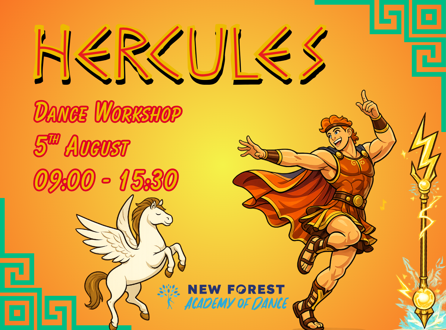 Hercules Dance Workshop Graphic