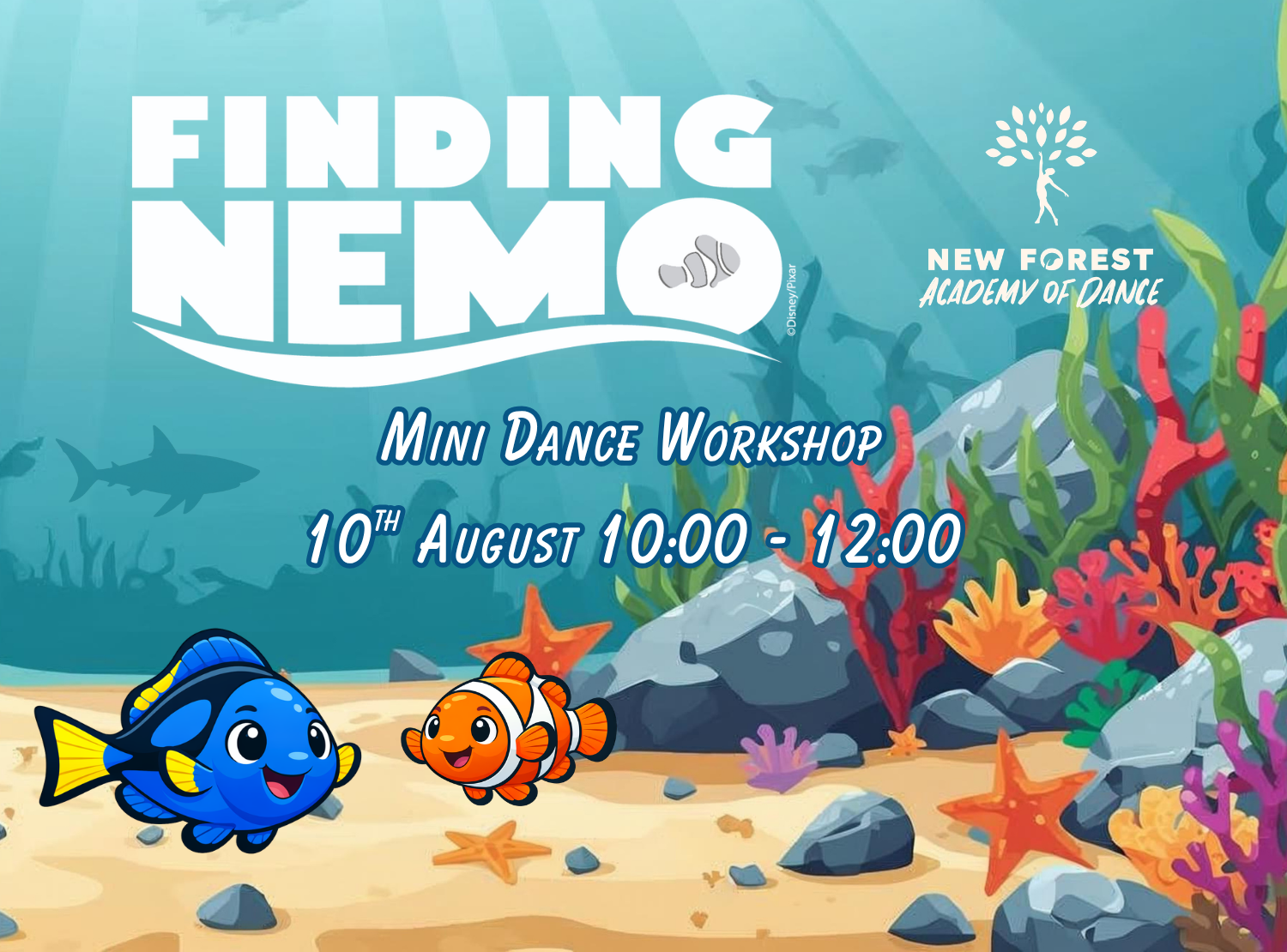 Finding Nemo Workshop Graphic