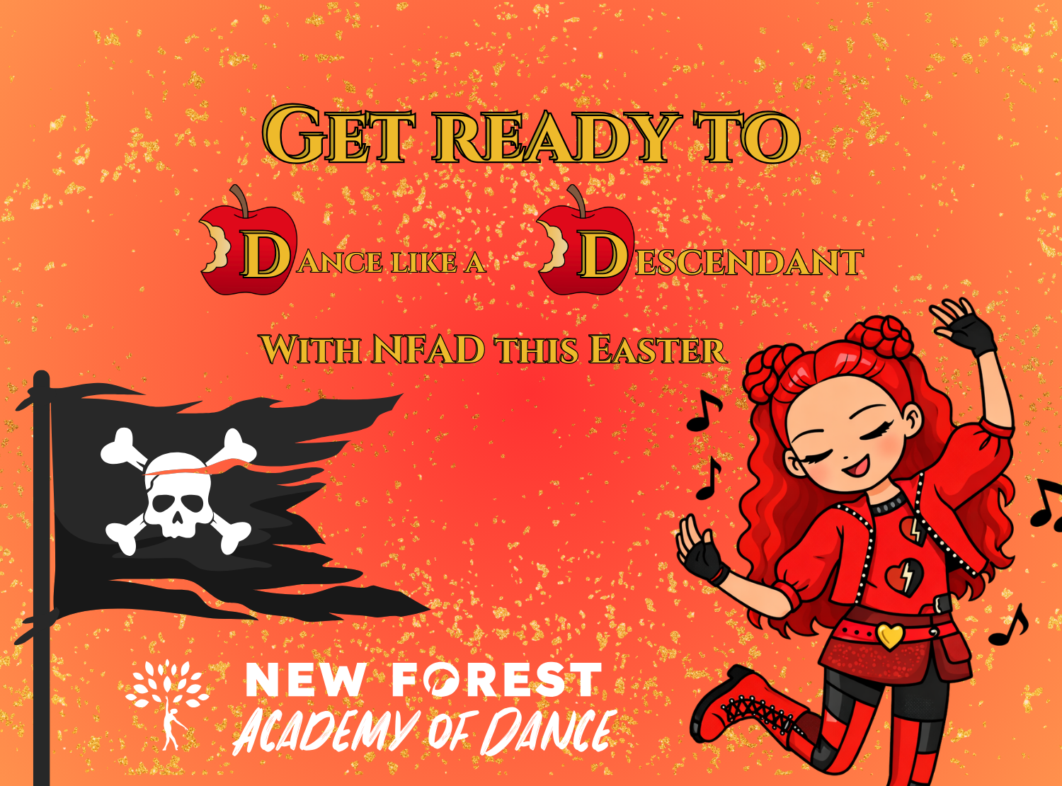 Descendants Dance Workshop Graphic