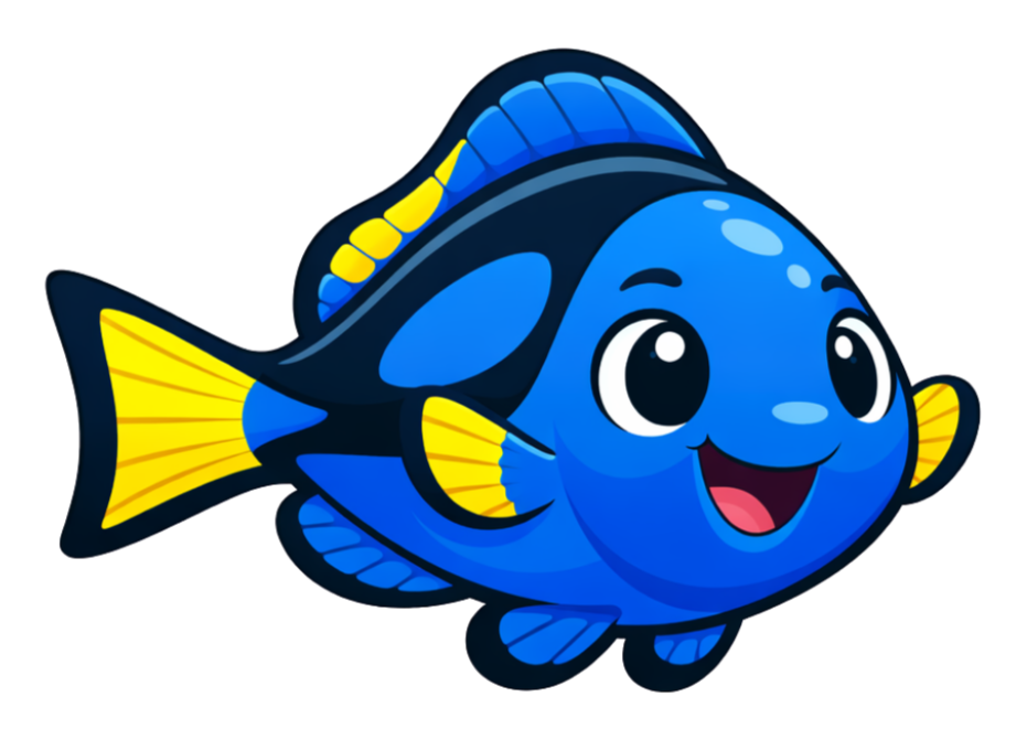 Blue Tang Graphic