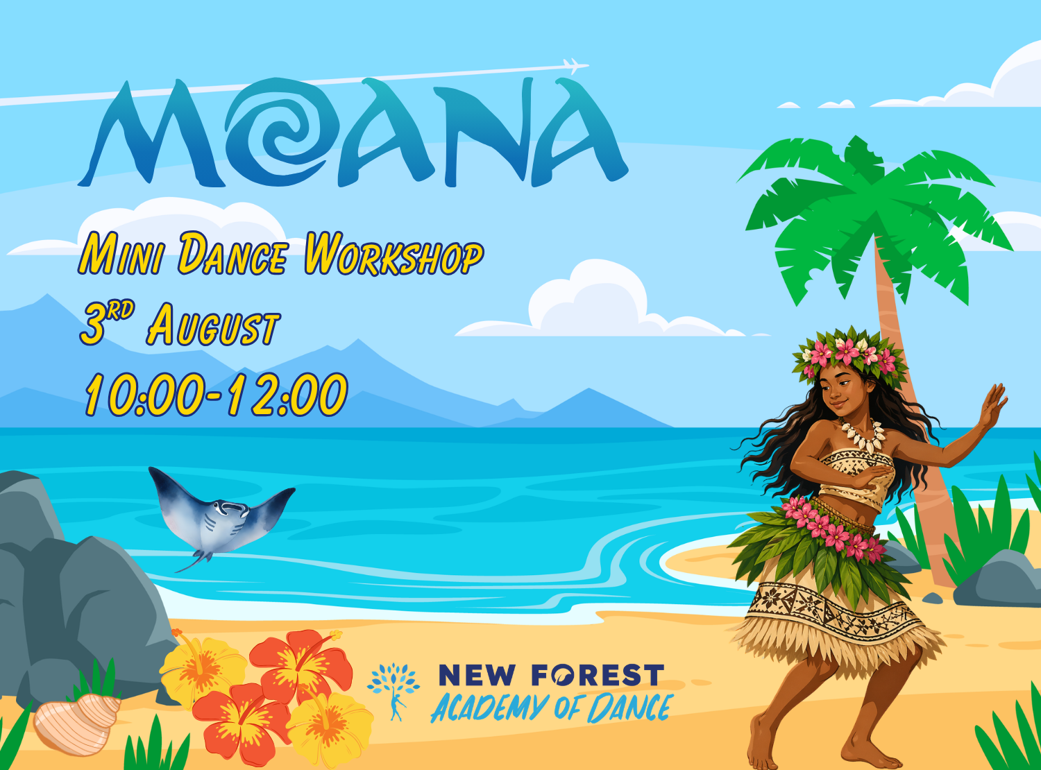 Moana Dance Workshop Graphic