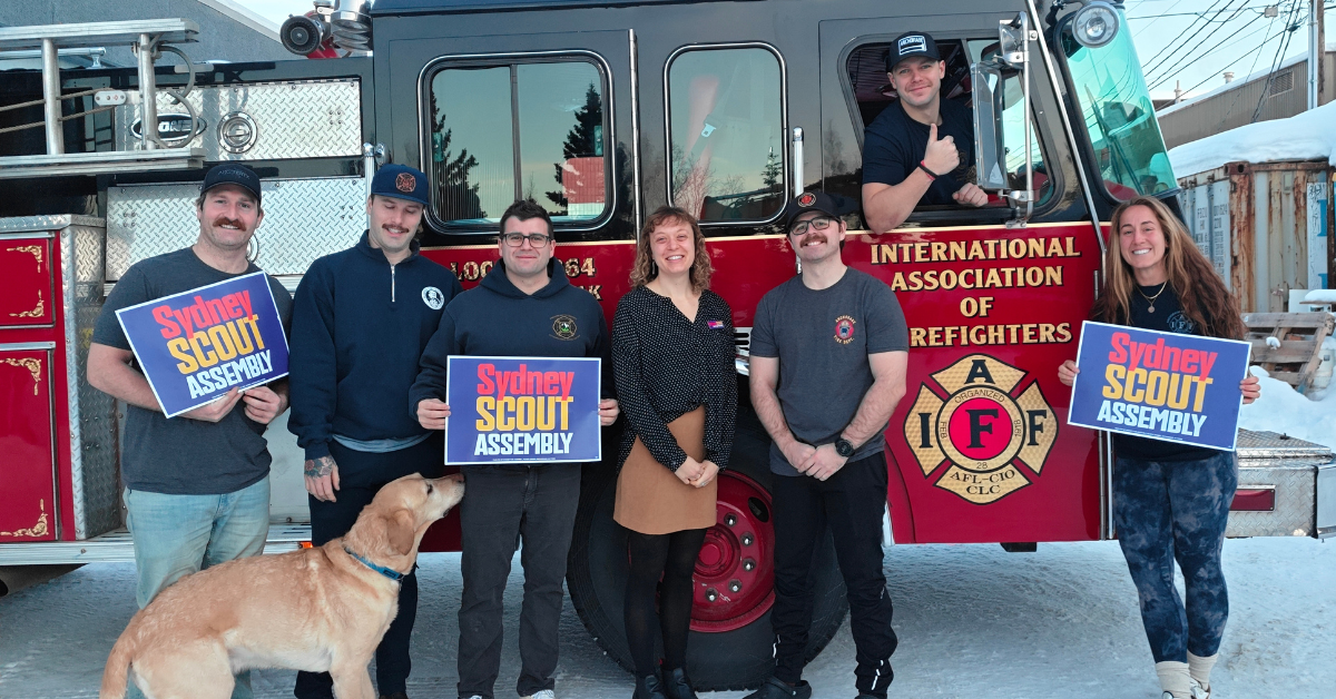Anchorage Firefighters Union Local 1264 Endorses Sydney Scout for Anchorage Assembly, District 1