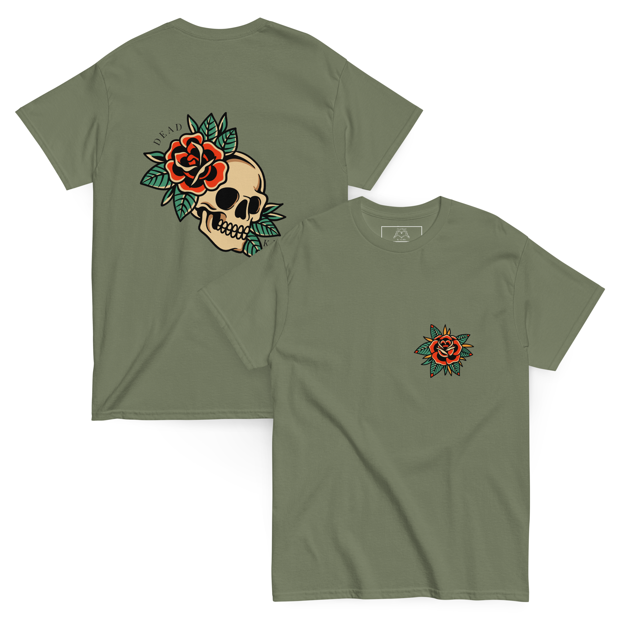 unisex-classic-tee-military-green-front-and-back-6930357ce20ac.png