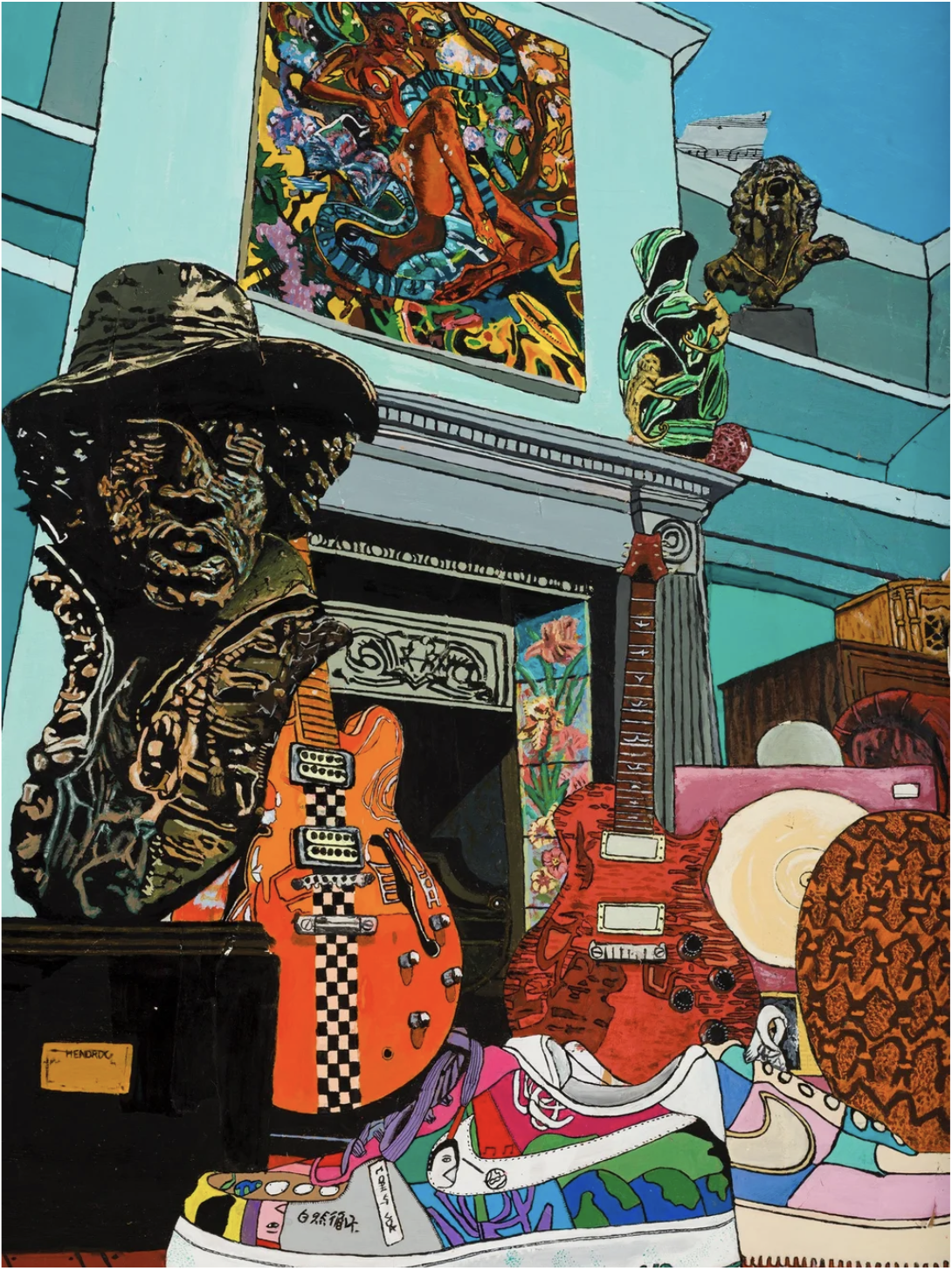 "Printed Jimi" 595 × 840 mm