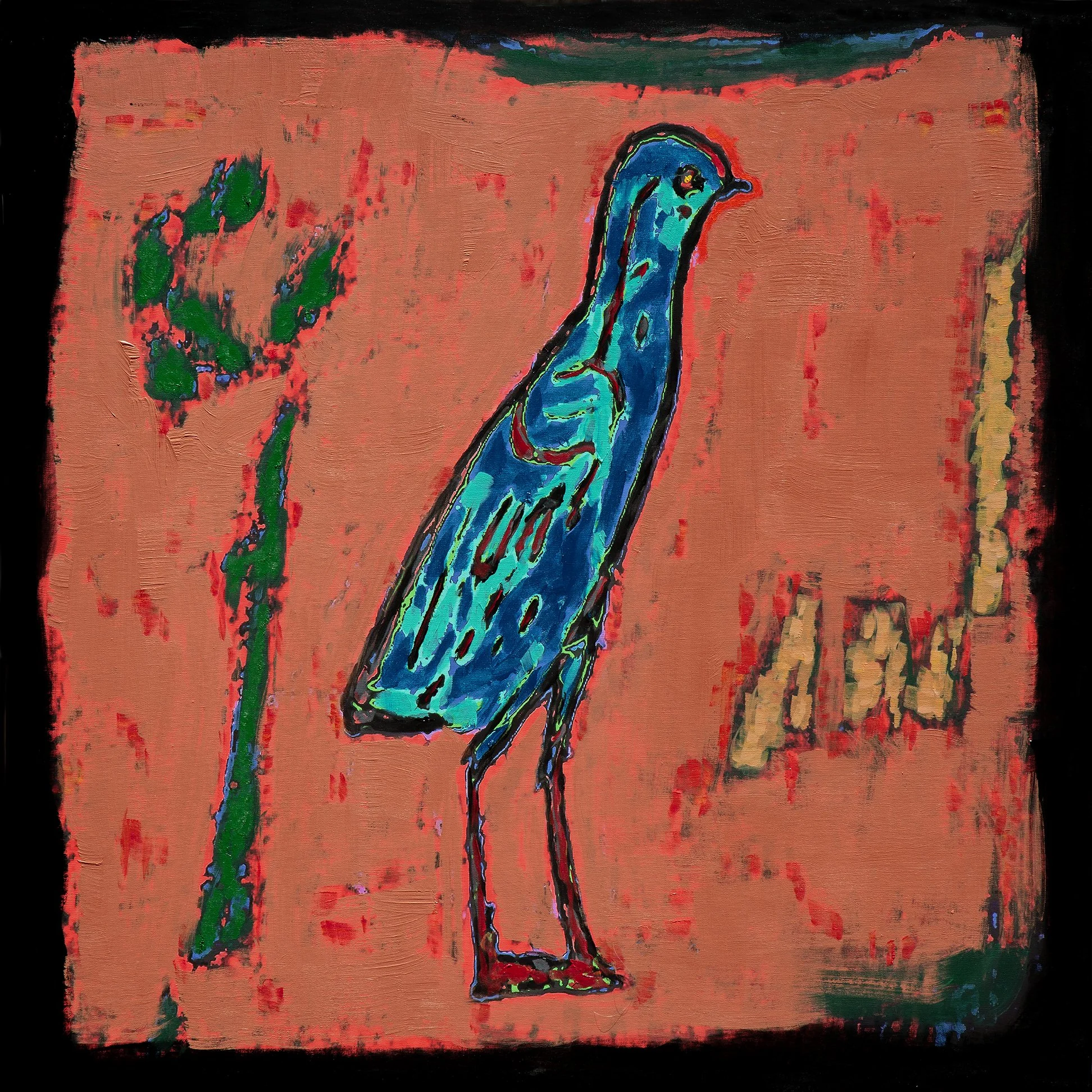 Bluebird, 2025 (41"x41")