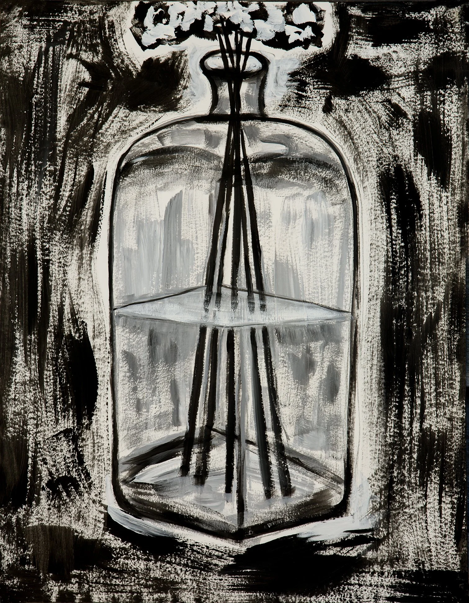 Vase & Flower, 2025 (24"x18")