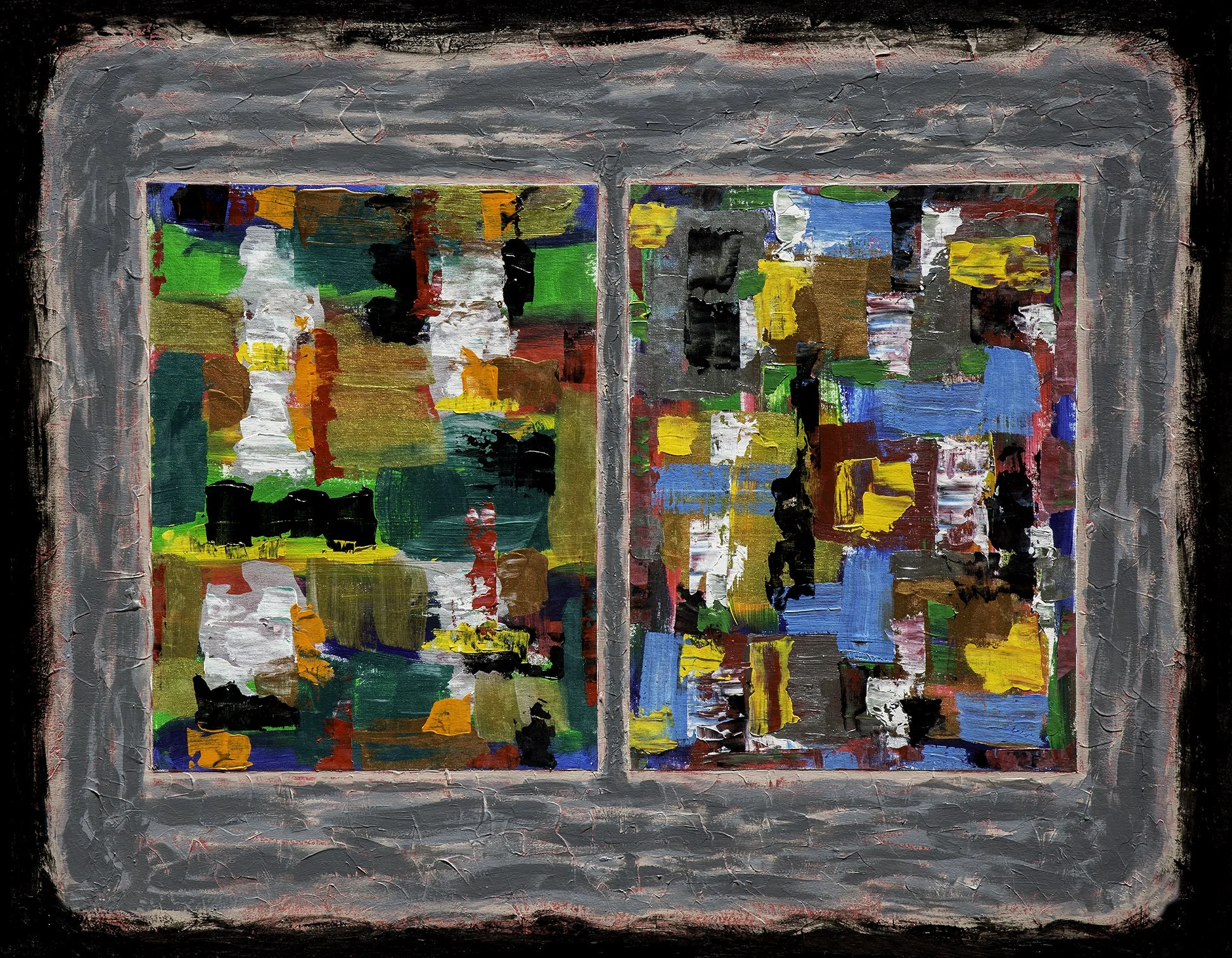 Untitled Diptych #15, 2026 (38 1/4"x48")