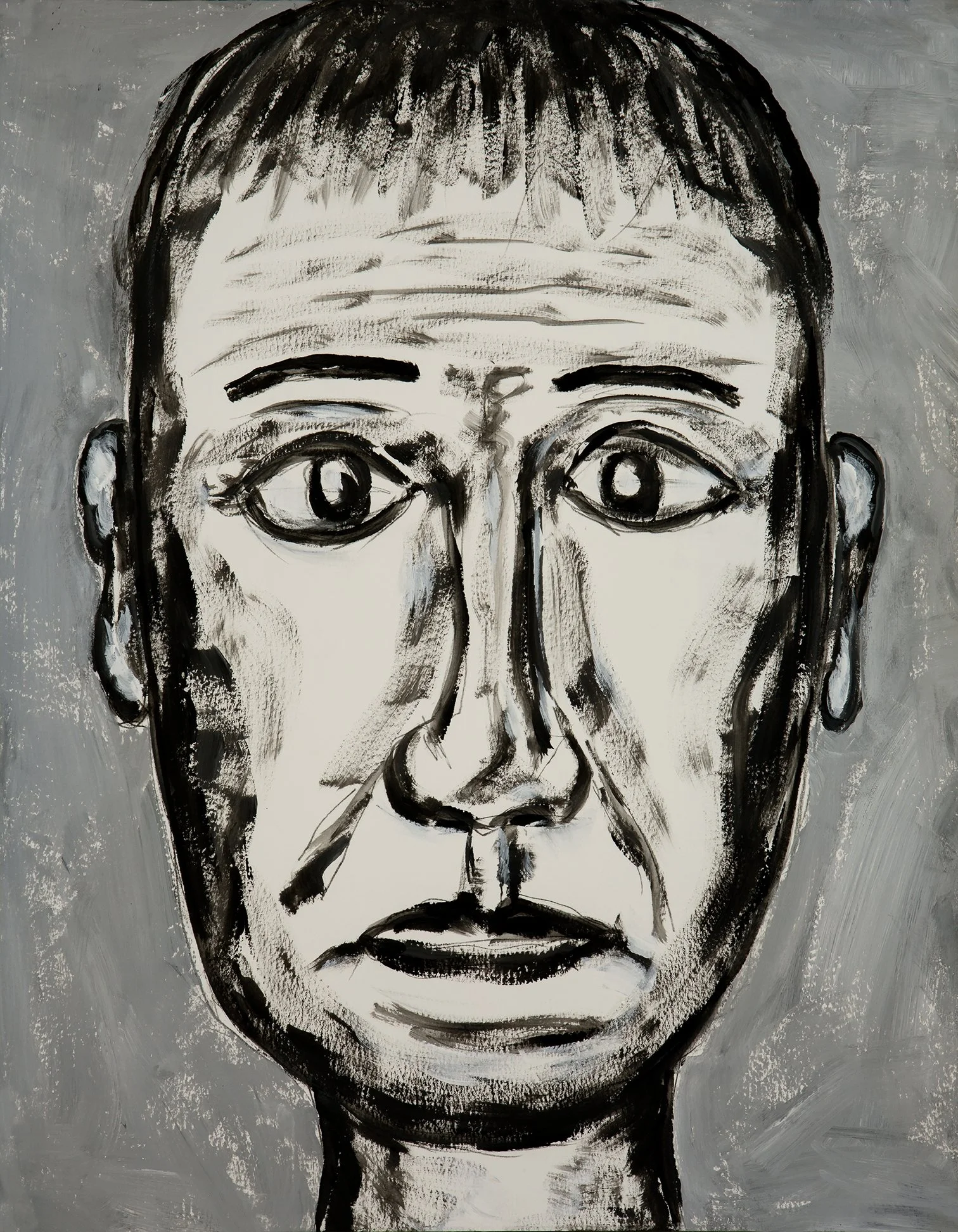 Perplexed Man, 2025 (24"x18")