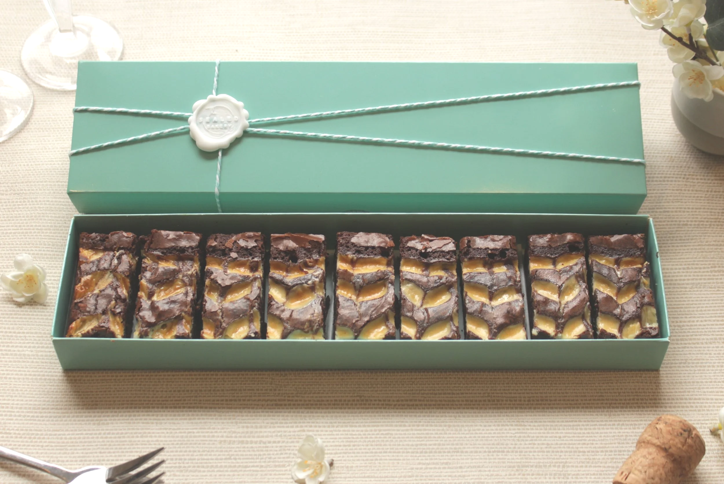 Cheesecake Brownie Box