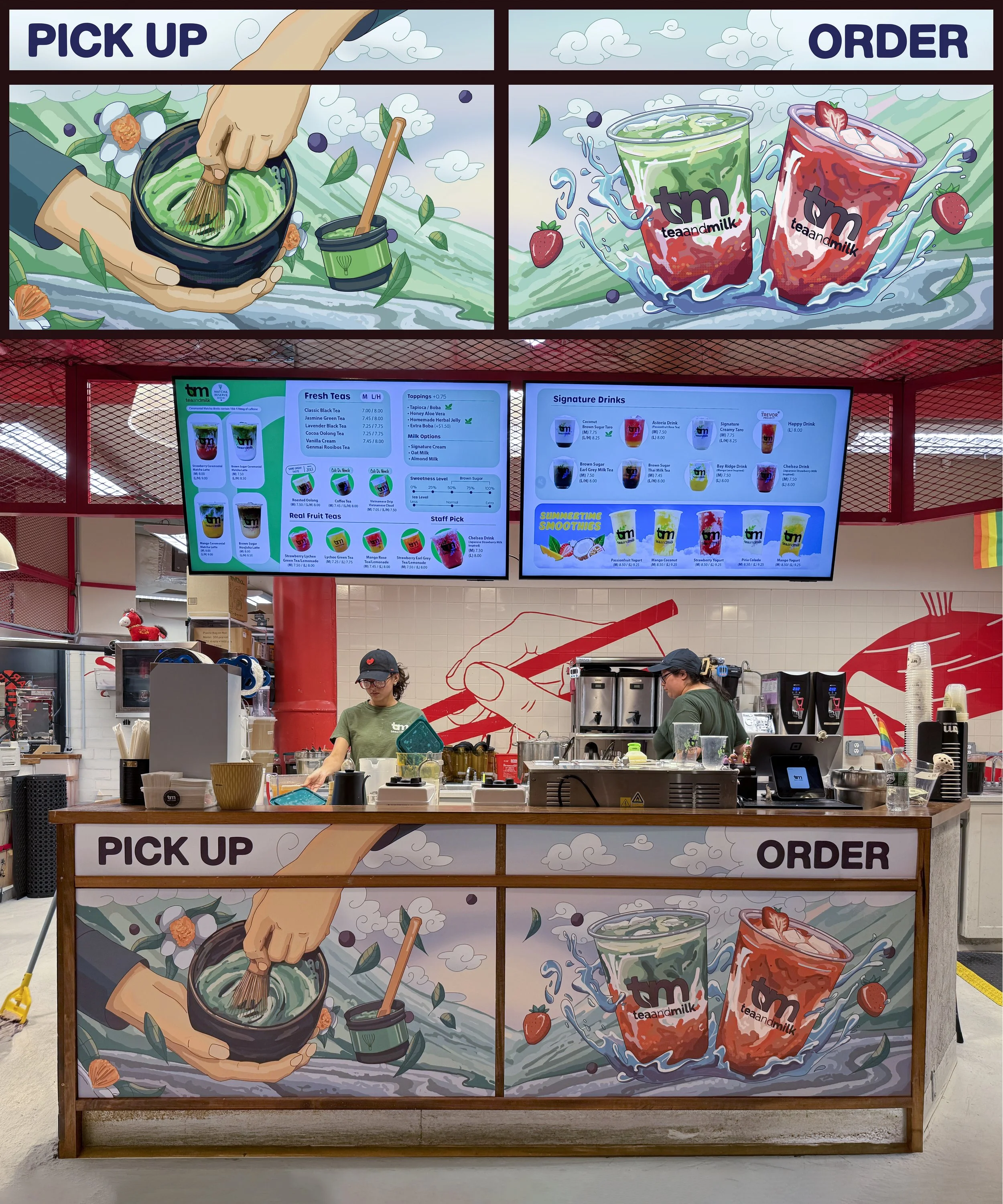 Bubble Tea and Matcha Kiosk | Advertising