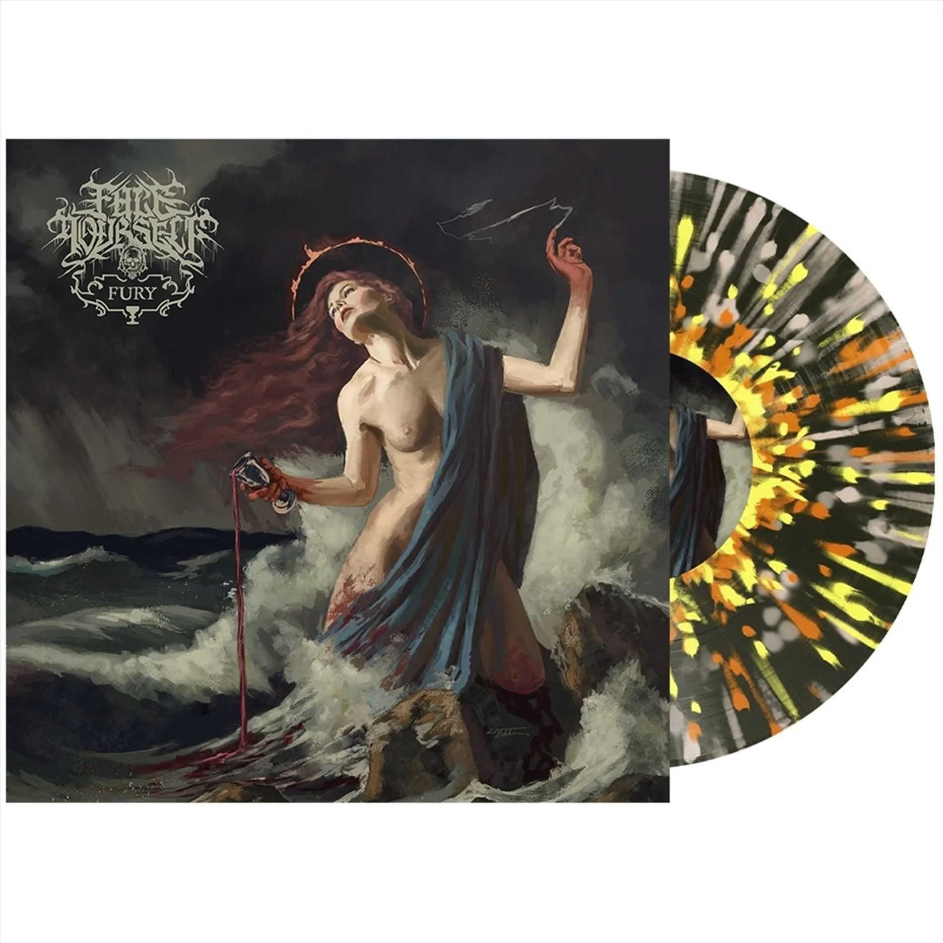 Face Yourself - Fury (Black Ice Orange/Yellow/Bone Splatter Vinyl) 12" Single