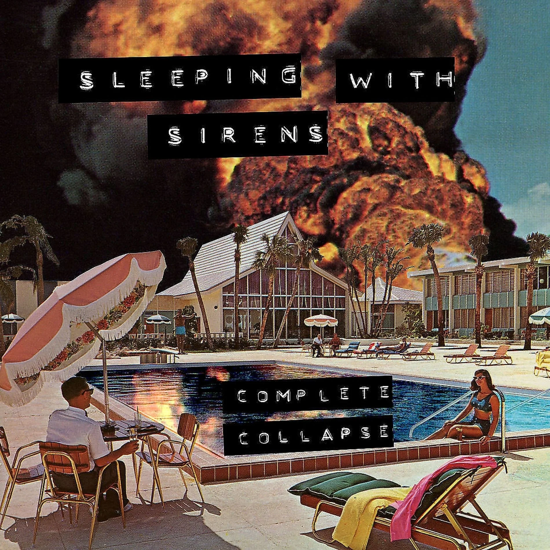 Sleeping With Sirens - Complete Collapse (Easter Yellow/ Transparent Orange Galaxy Vinyl) LP