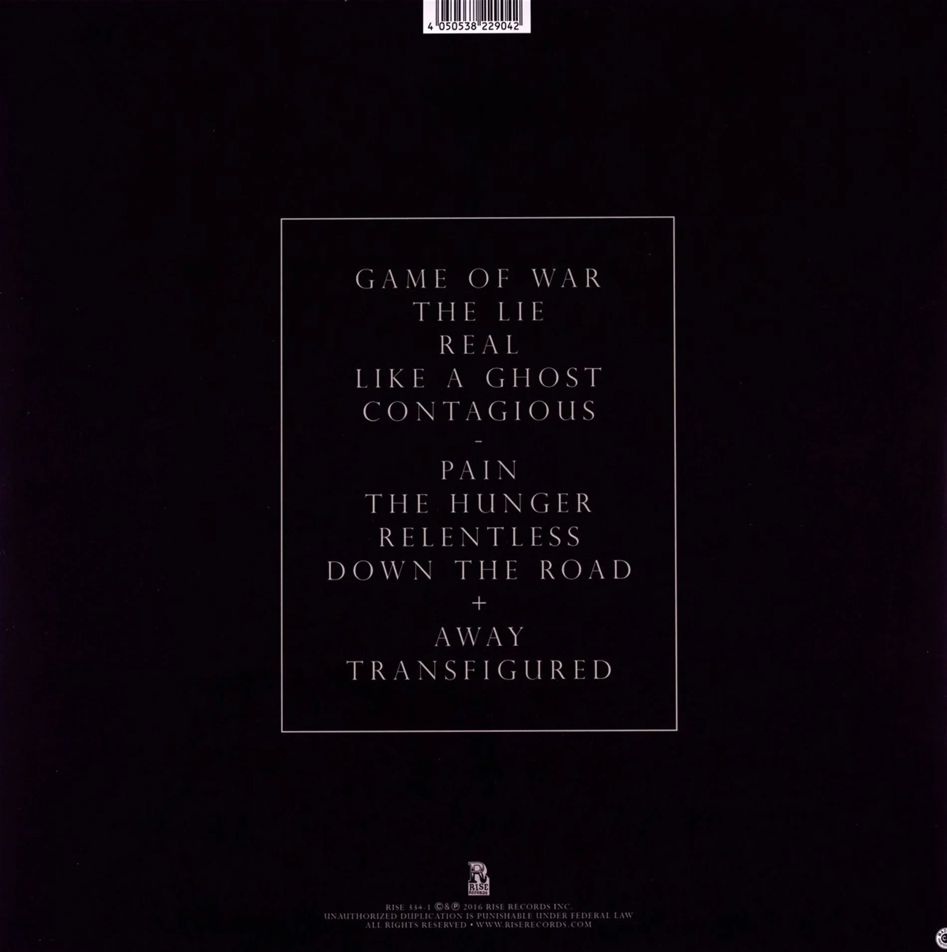 Of Mice & Men - Cold World (Limited Edition Colored Vinyl) LP back.jpg