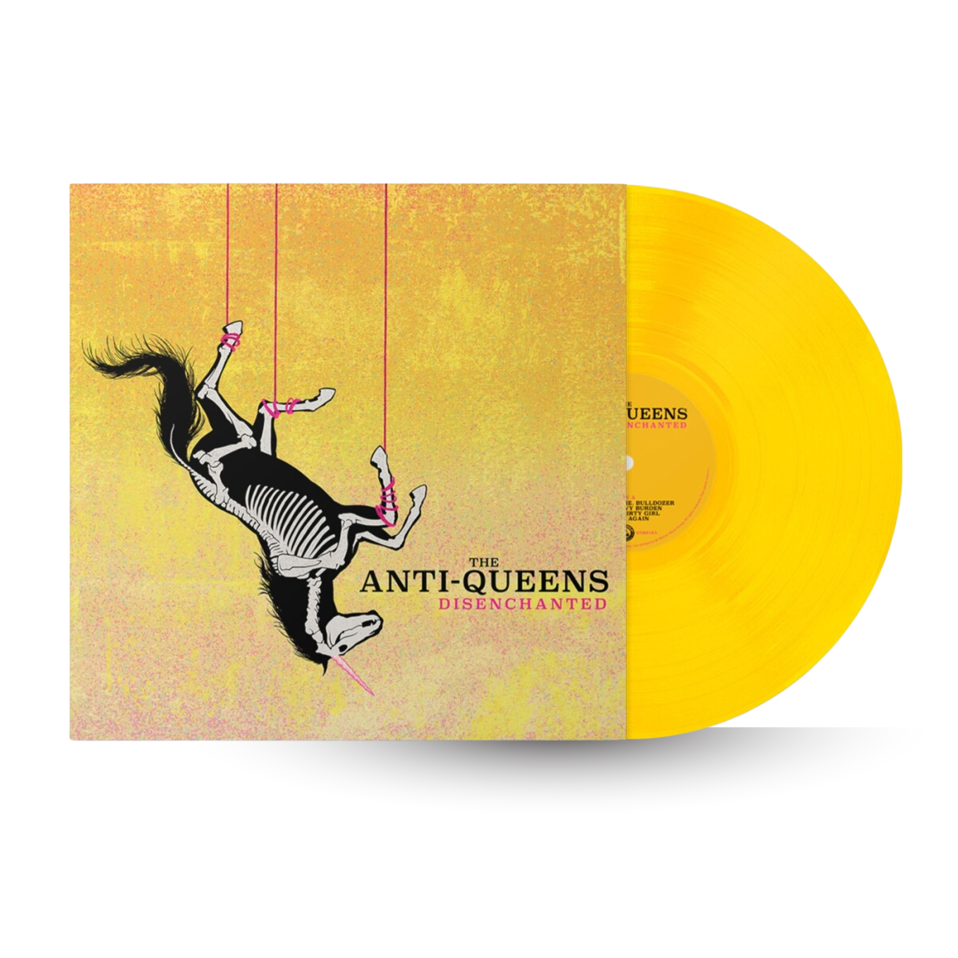 The Anti-Queens - Disenchanted (Limited Yellow Swirl Vinyl) LP.png