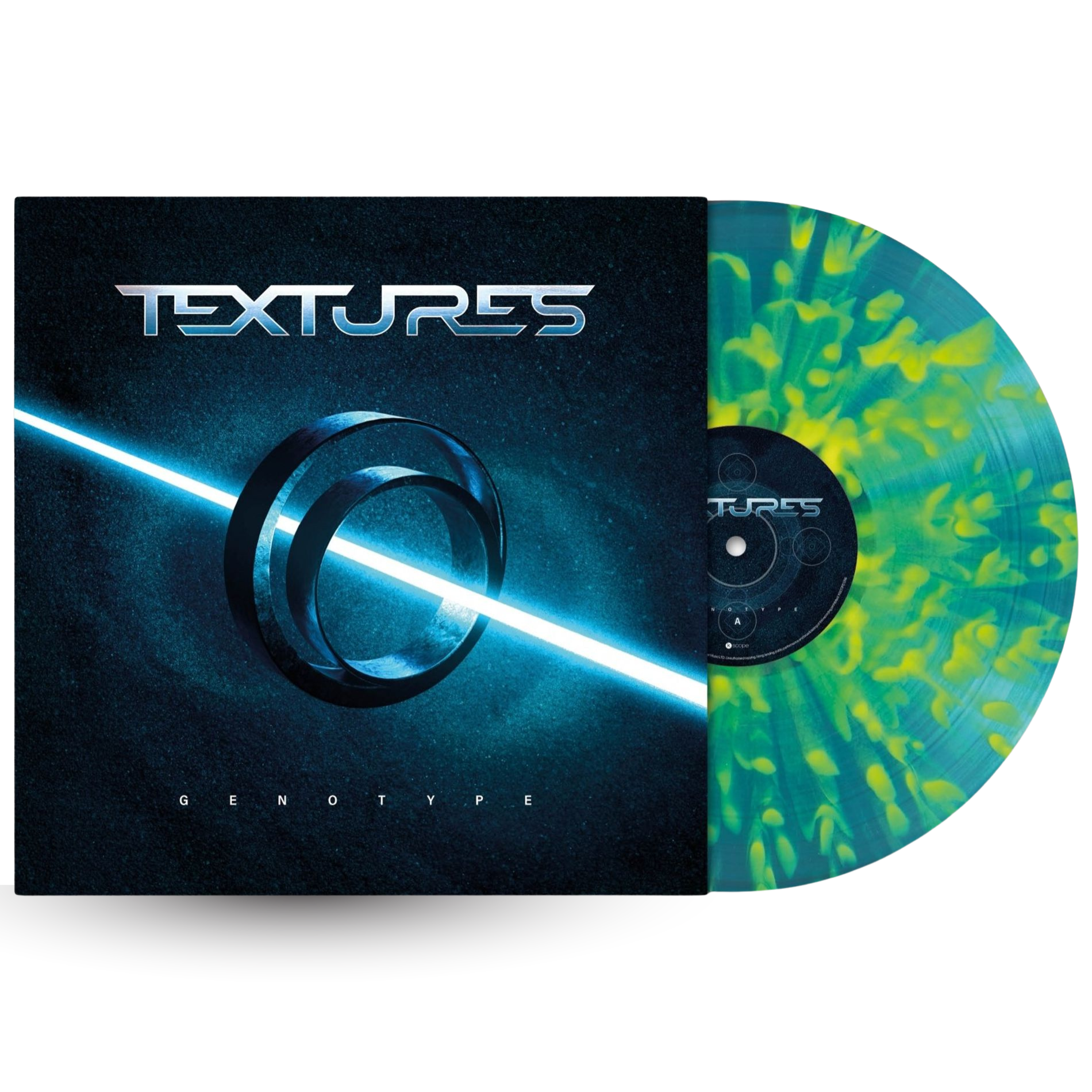 Textures - Genotype (Limited Edition Coke Bottle Green/Yellow Splatter Vinyl) LP