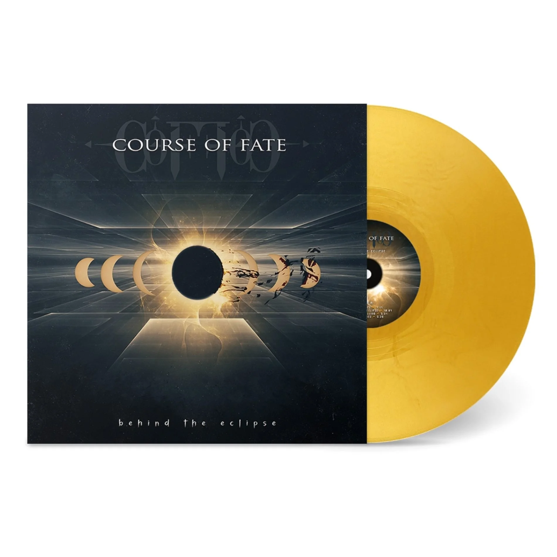 Course Of Fate - Behind The Eclipse (Sungold Vinyl) LP