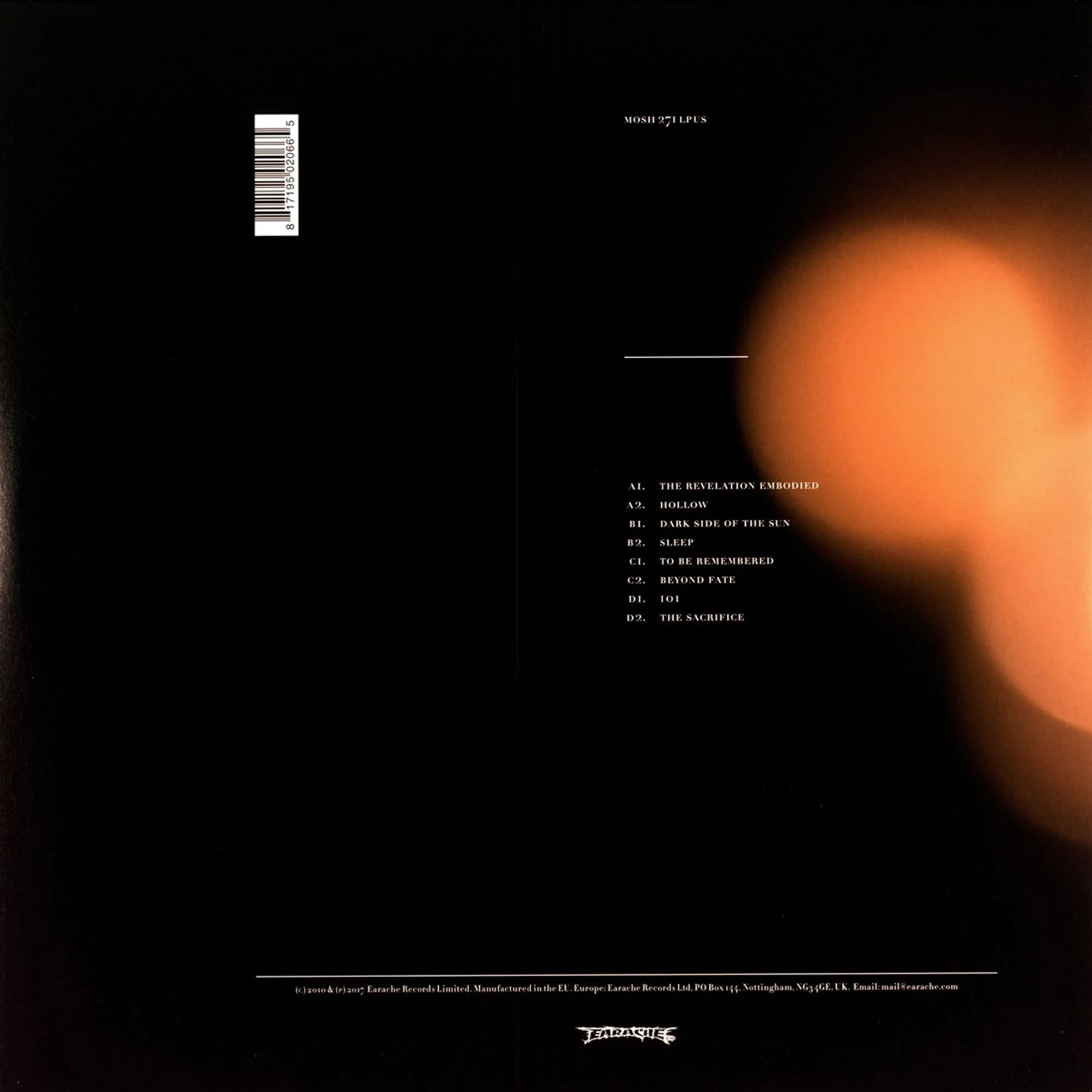 Cult Of Luna - Self Titled 2LP Back.jpg