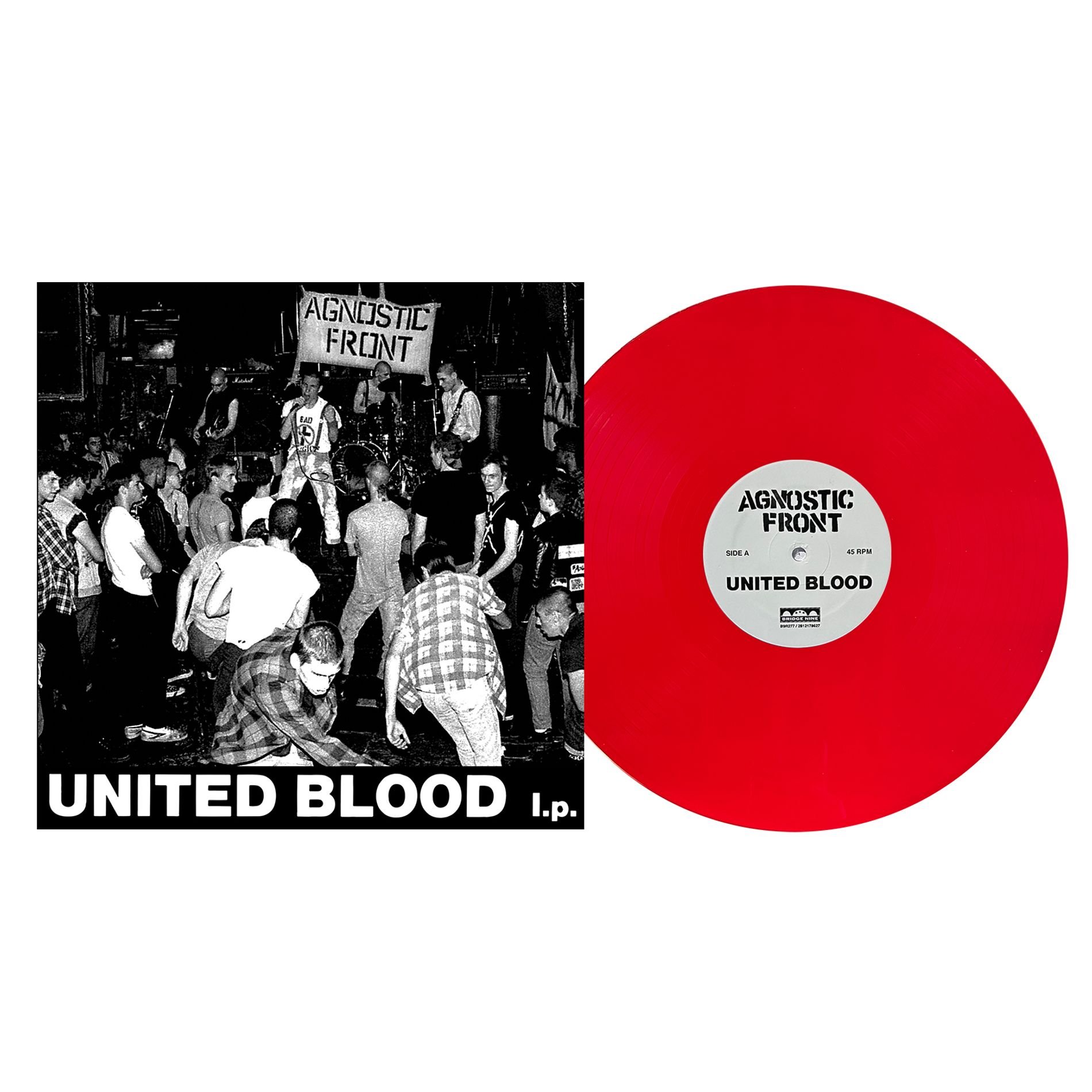 Agnostic Front - United Blood (Clear Red Vinyl) LP