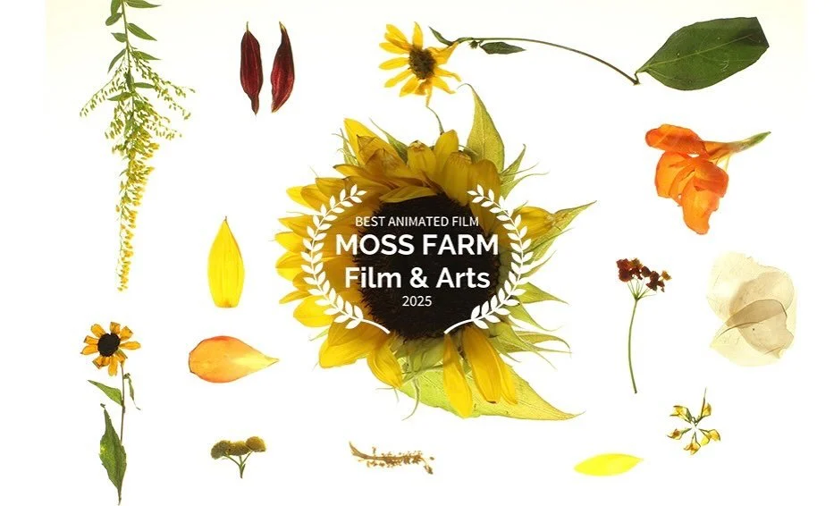 diario de verano has been awarded Best Animated Film at the MOSS FARM Film & Arts Invitational!  We are so grateful for this recognition. 🌻🏆🌻