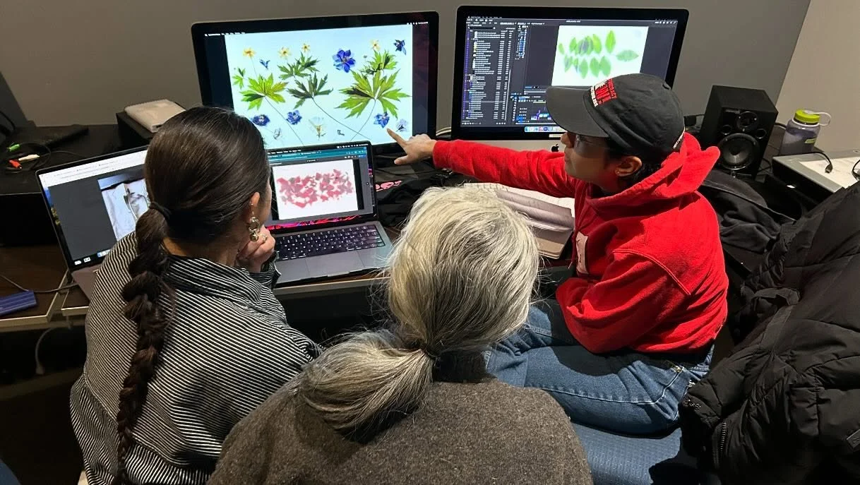 Dreaming up the many forms our new film could take @_liftfilm with our amazing story-editor @ahmhig!  We also began our compositing journey with guidance from the wonderful @derushie. 🌸✨ 

Feeling grateful for collaboration and the @torontoartscounc