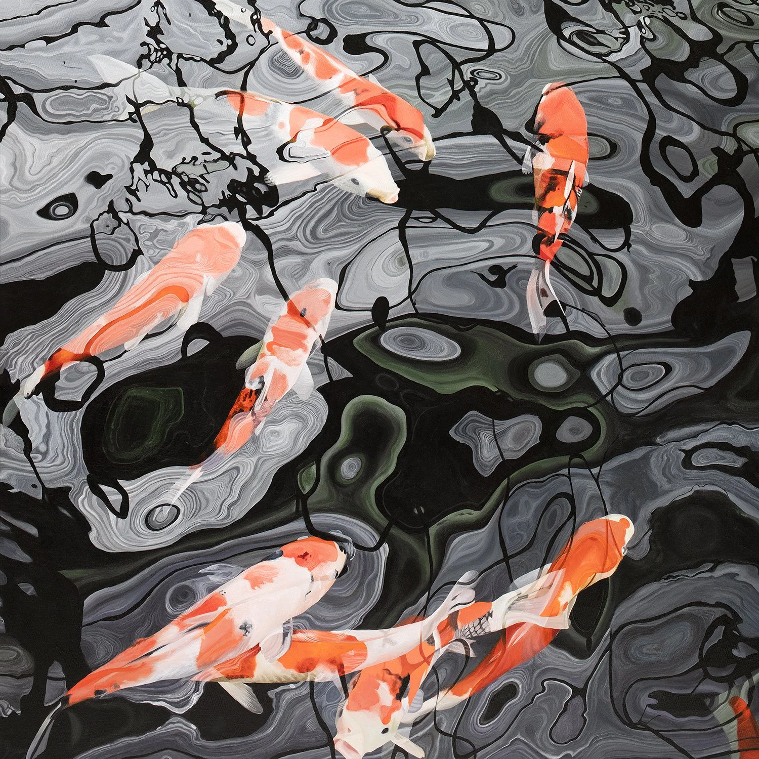 Dancing Water Canvas Print