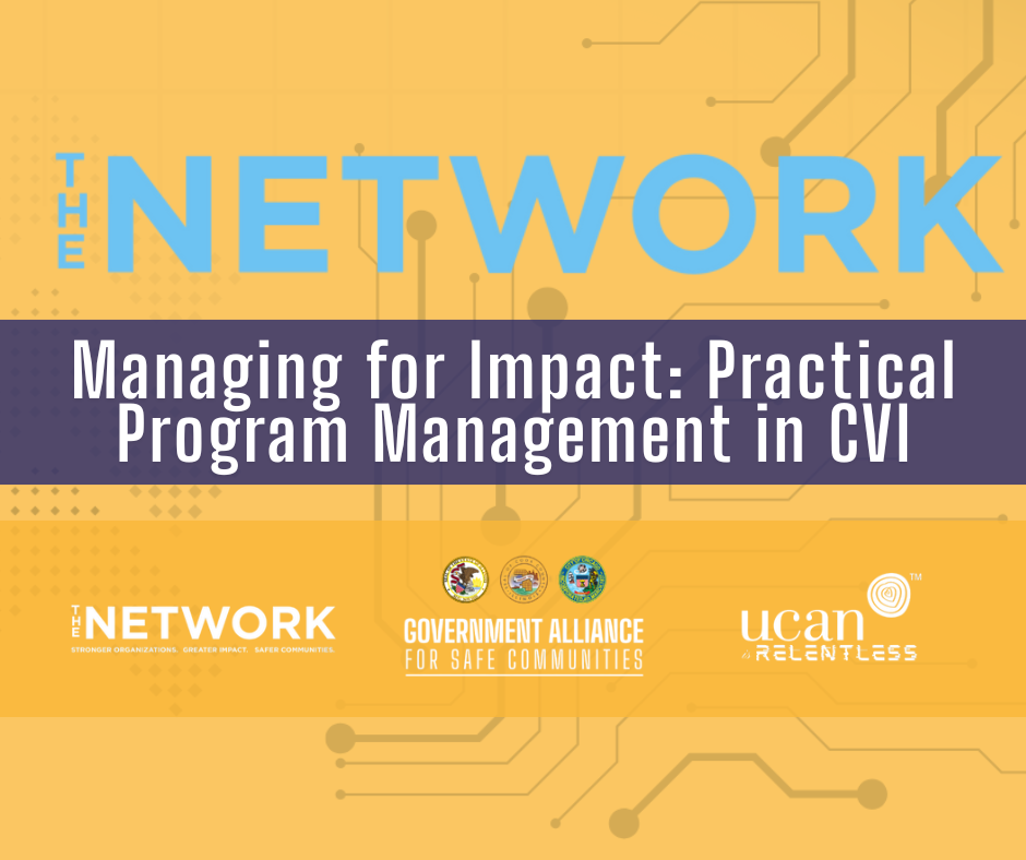 Managing for Impact: Practical Program Management in CVI