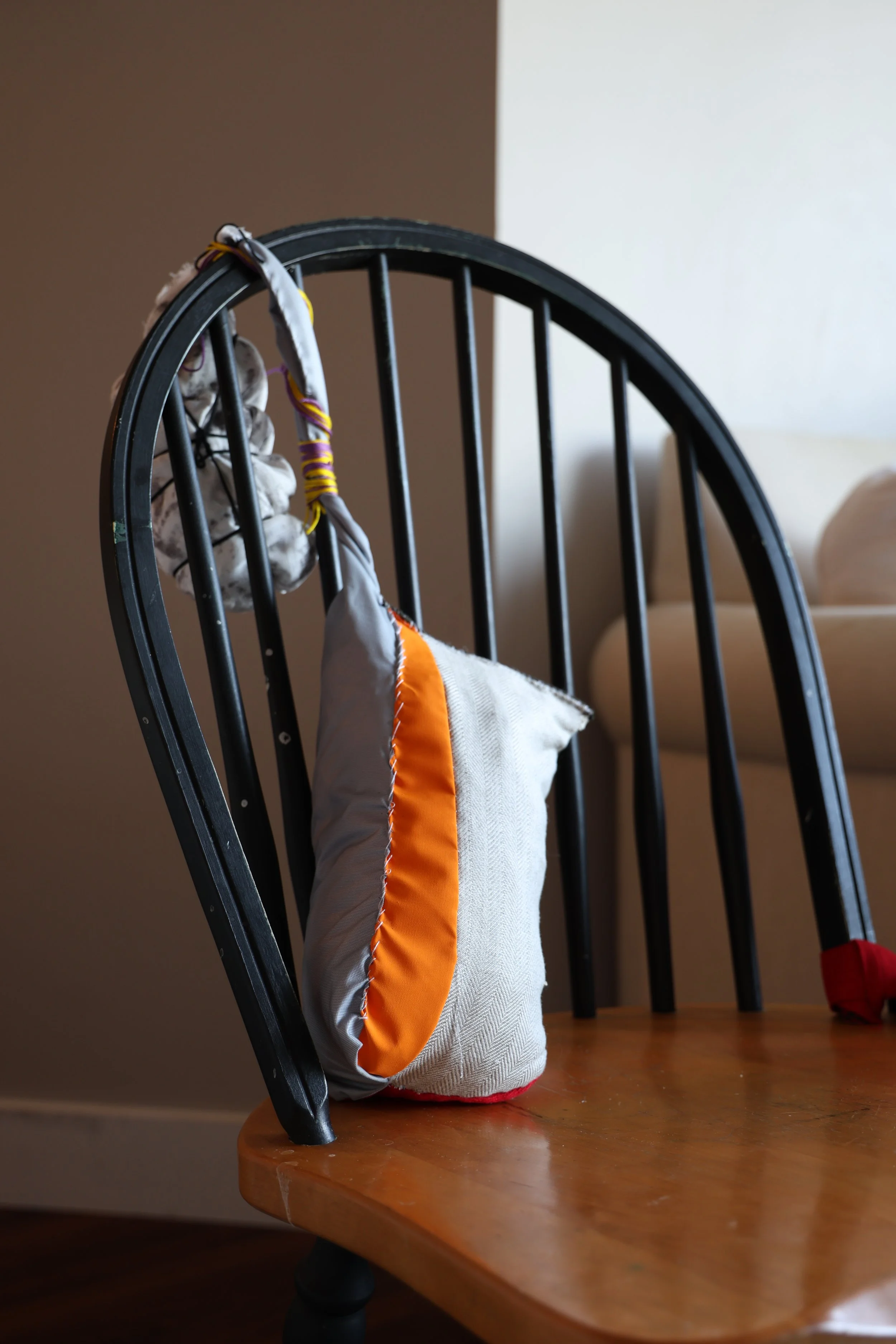 Title: Subconscious Map: Interaction Study No. 1 
Medium: Stitched fabric and textile scraps