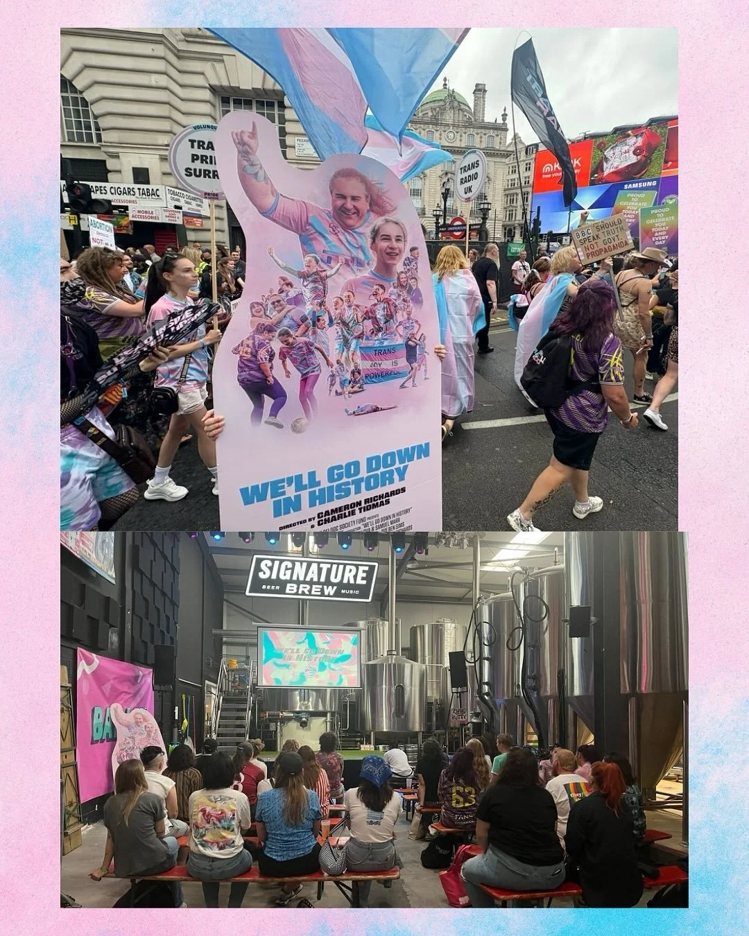 🏳️&zwj;⚧️⚽️ Pride, football, films and a packed dancefloor - Saturday was something special.

Began the day marching with @trukunitedfc right at the front of @prideinlondon and even bumped into our pals from @formosasalon_tw on the way 🏳️&zwj;🌈

T