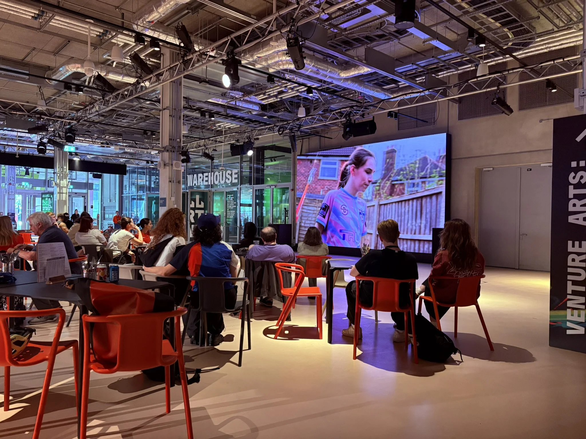 Screening of We'll Go Down in History at Manchester Festival as part of the Euros 2025