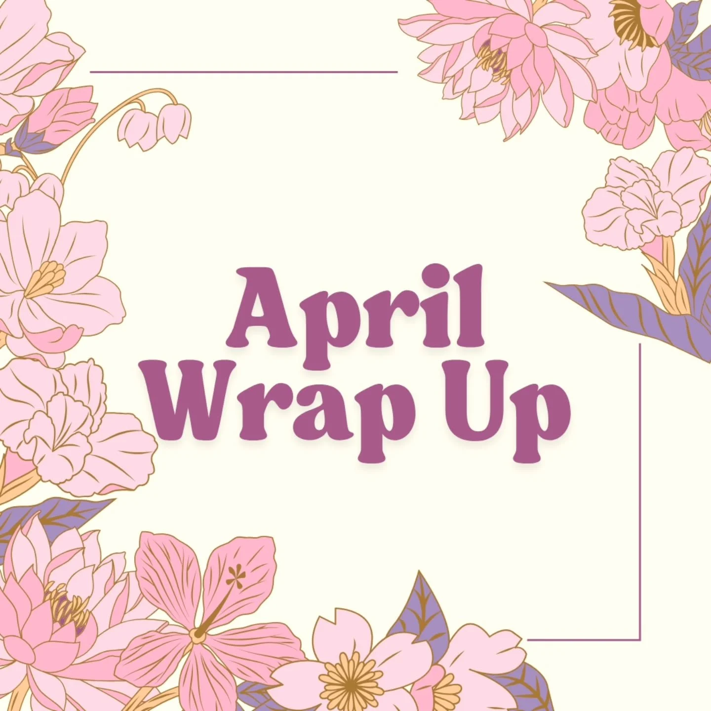 Hello 🤭

It's been like six weeks since I checked in. Here I am! Here's what my April looked like! It looks a little slump-ish in here, but I'm working SO HARD to finish books I started like two months ago lol

How is everyone? What were your wins f