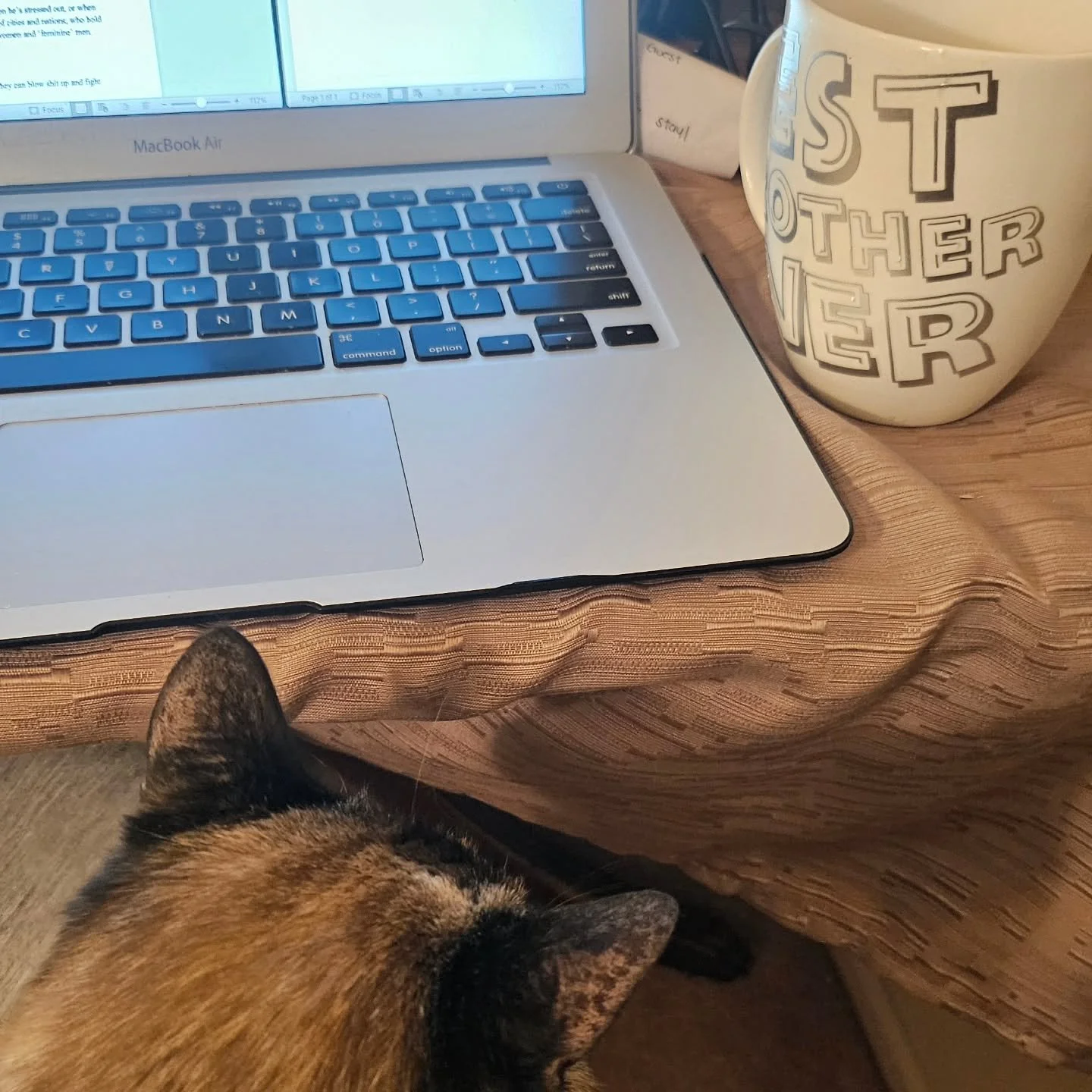 Returning to work after your best friend dies is astronomically more difficult than I thought.

Writing it out like that, it feels so obvious. My brother died. Of course work feels like walking through a bog. Of course writing feels meaningless.

But