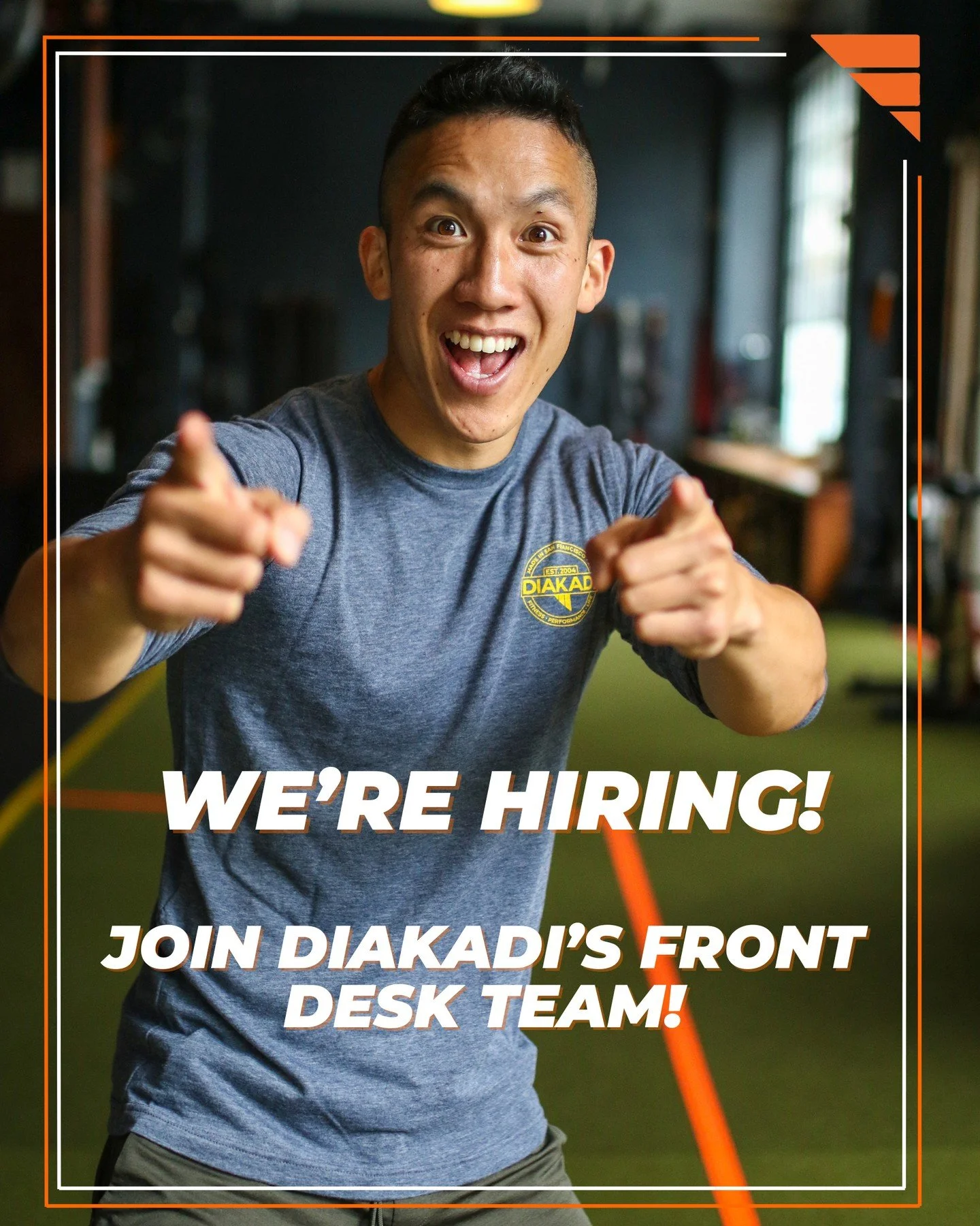 Are you AWESOME and looking for a customer service position in a supportive and 'driven for excellence' fitness community? ⁠
⁠
DIAKADI Fitness is currently hiring for our: ⁠
⁠
+ Full-time 'Front Desk + Client Referral Manager' position. This is a ful