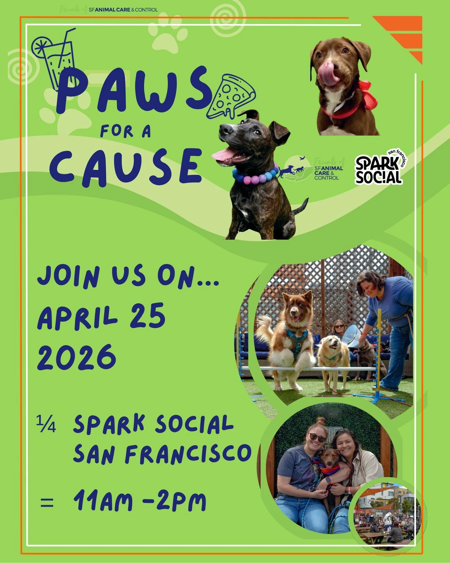 DIAKADI is proud to once again partner with Friends of SF Animal Care and Control to be a sponsor for their annual Paws For Cause Social Fundraiser on Saturday April 25th from 11a - 2pm. ⁠
⁠
This fundraiser helps to support animal welfare programs at
