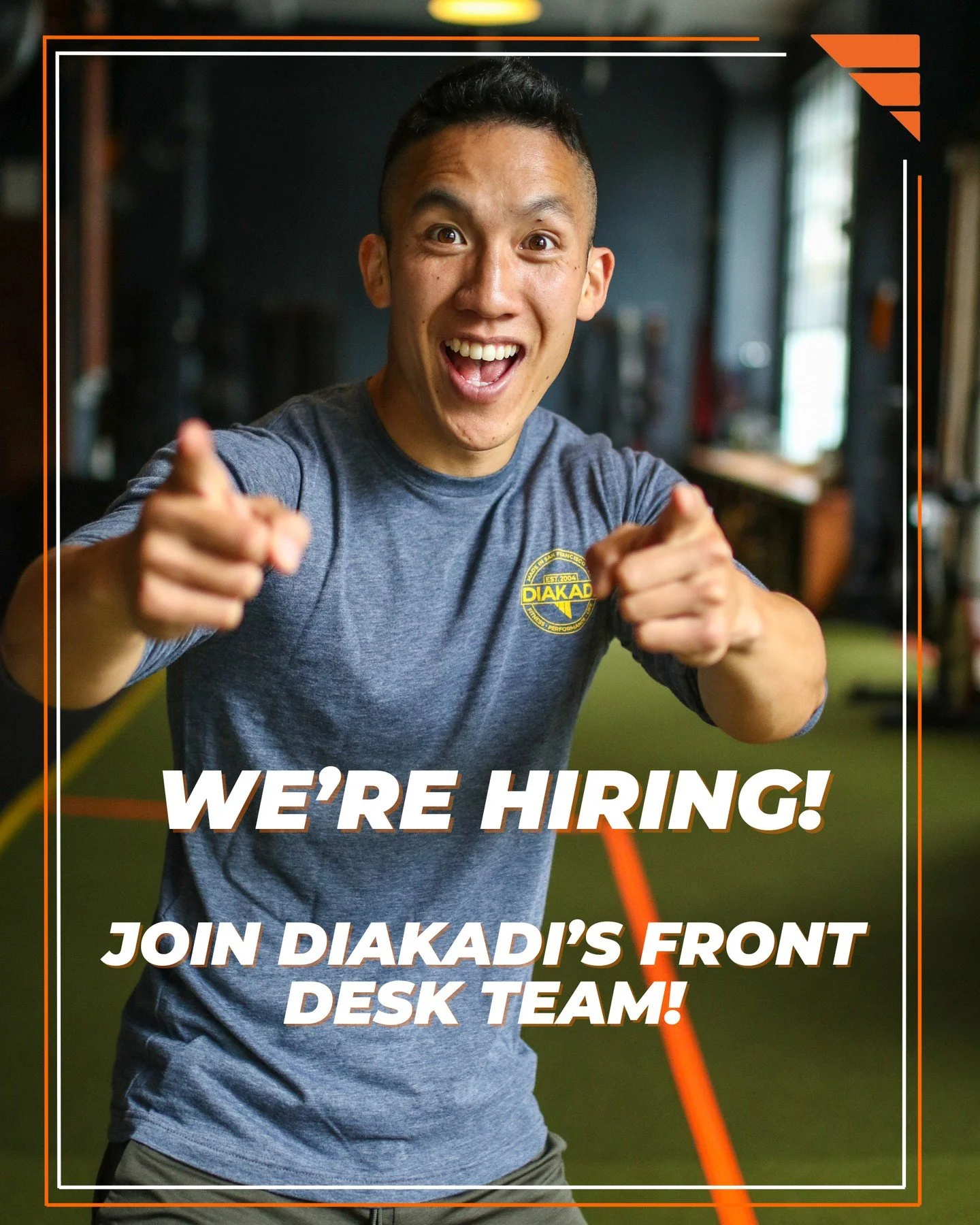Are you AWESOME and looking for a customer service position in a supportive and 'driven for excellence' fitness community? ⁠
⁠
DIAKADI Fitness is currently hiring for our: ⁠
⁠
+ Part-time 'Front Desk + Program Development Assistant' position. This is