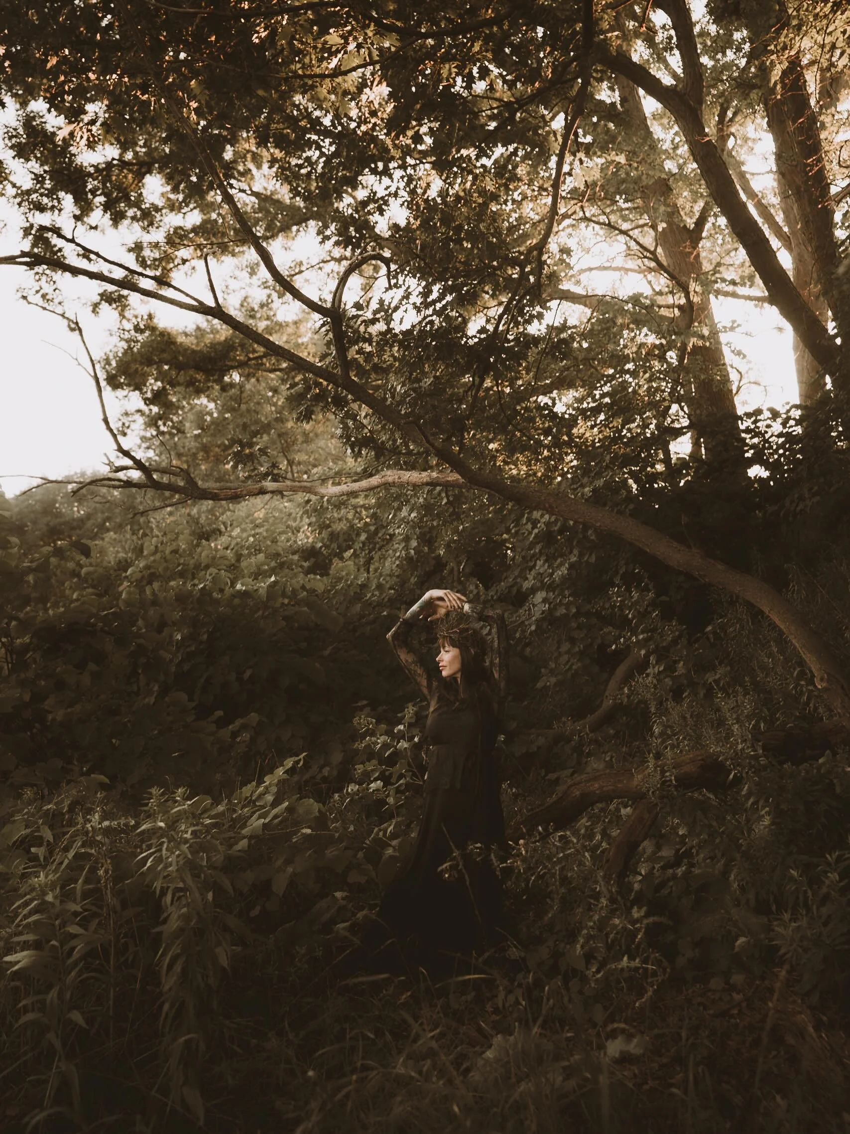 We walked into a field together in Hamilton Ontario, meeting for the first time in the parting lot at the edge of the park. She came ready, crown already in hand. 👑
#portraitphotography #natureportrait #whimsical #creatoveportraits