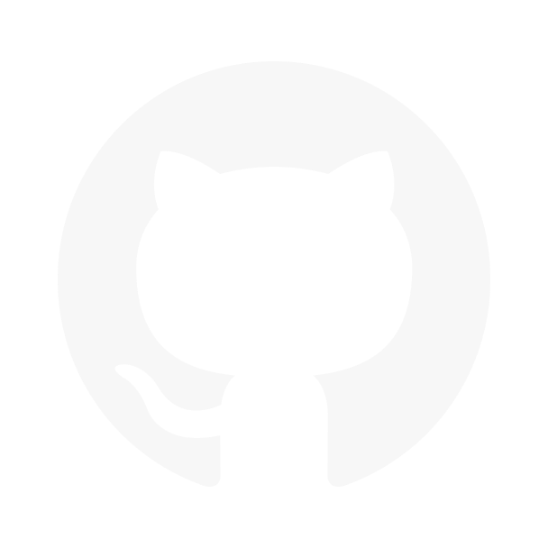 GitHub logo featuring a black silhouette of a cat with pointy ears, a rounded head, and a curled tail, inside a white circle.