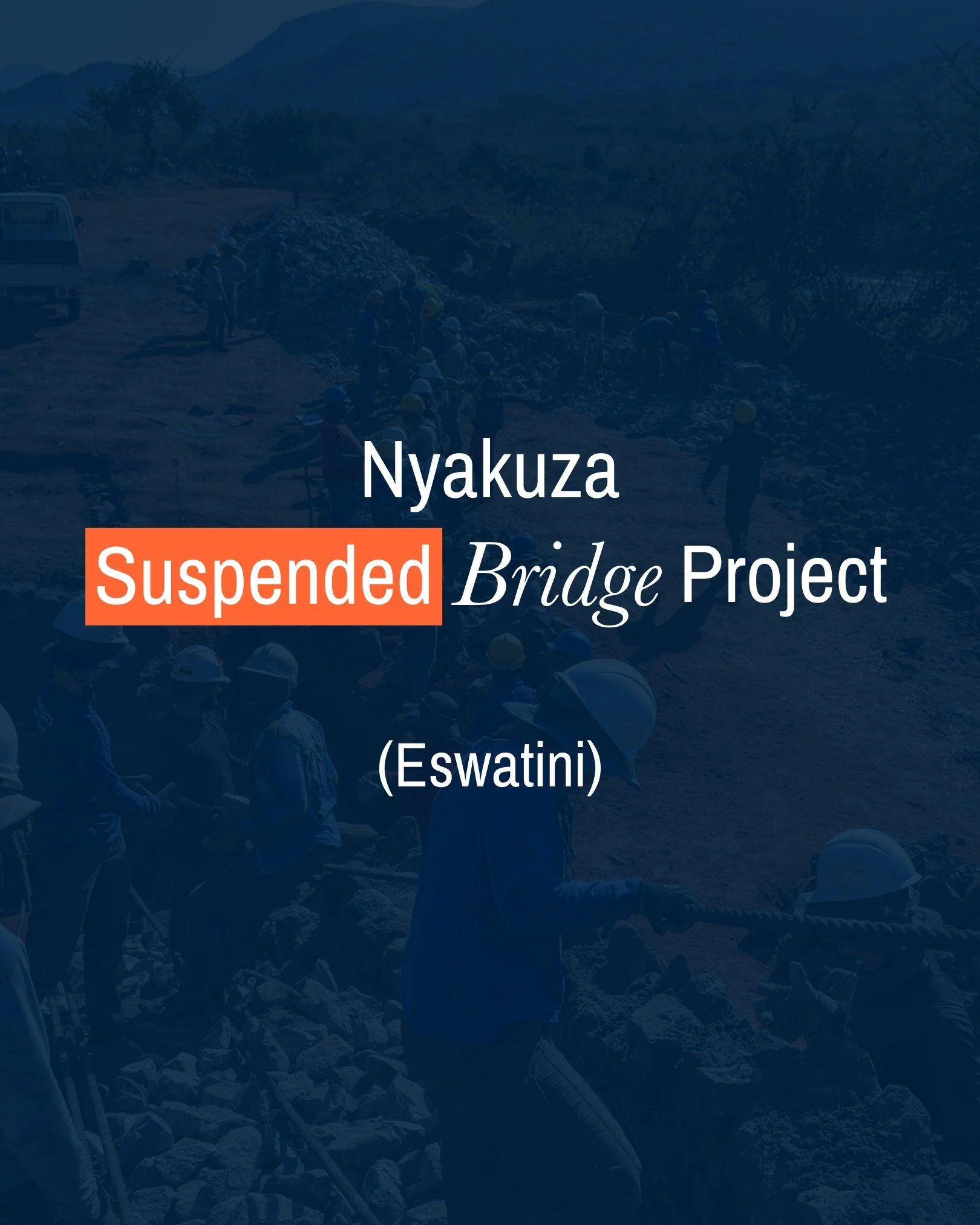 Today we celebrate the completion of the Nyakuza Suspended Bridge Project in Eswatini - another life-changing project made possible by our generous supporters like you. Special thanks to volunteers from our university chapters of Duke and McGill (@du
