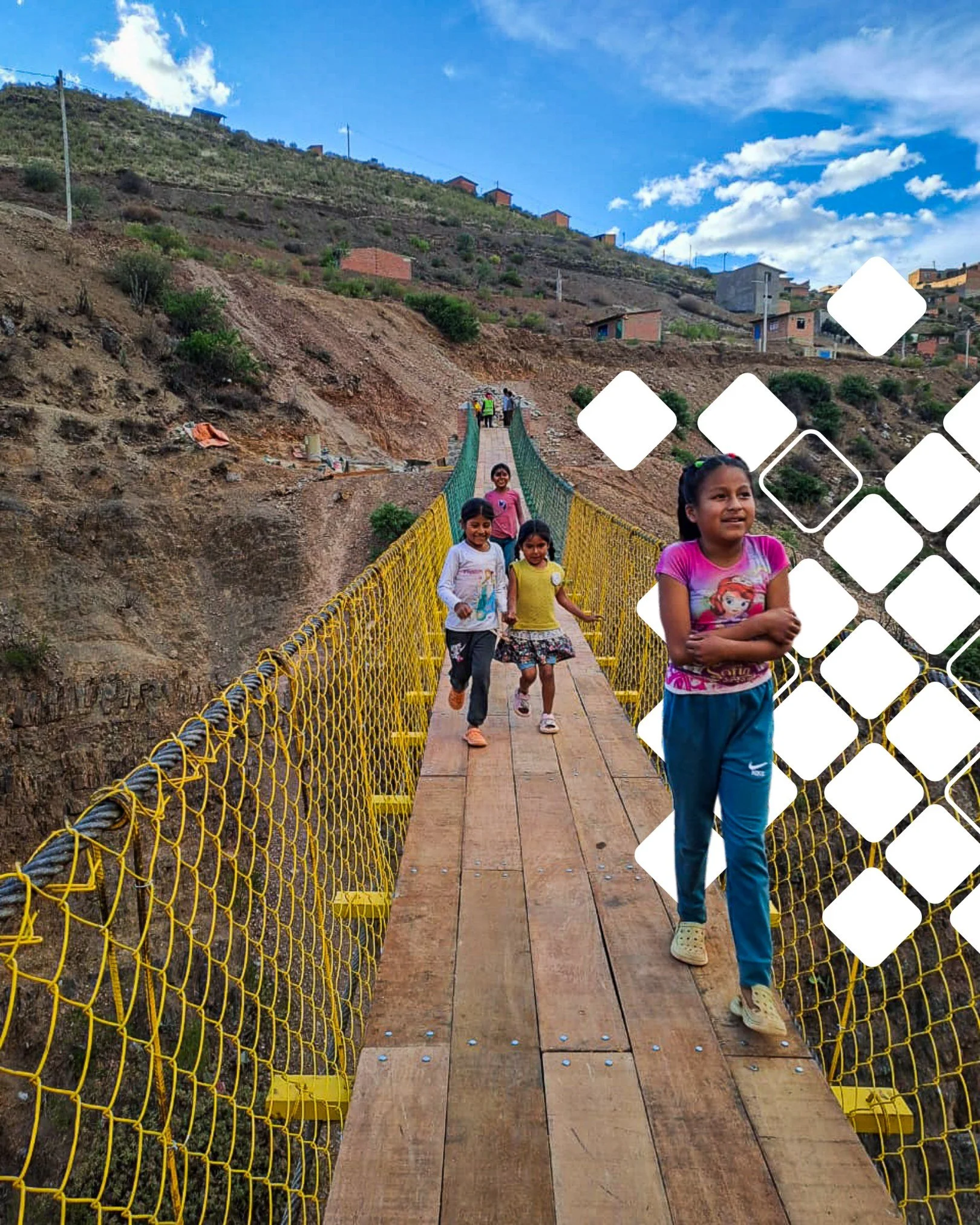 Today we celebrate the completion of the Villa Porvenir Suspended Bridge Project in Bolivia - another life-changing project made possible by our generous supporters like you. Special thanks to our volunteers from JHL (@jhlconstructors). This 83-meter
