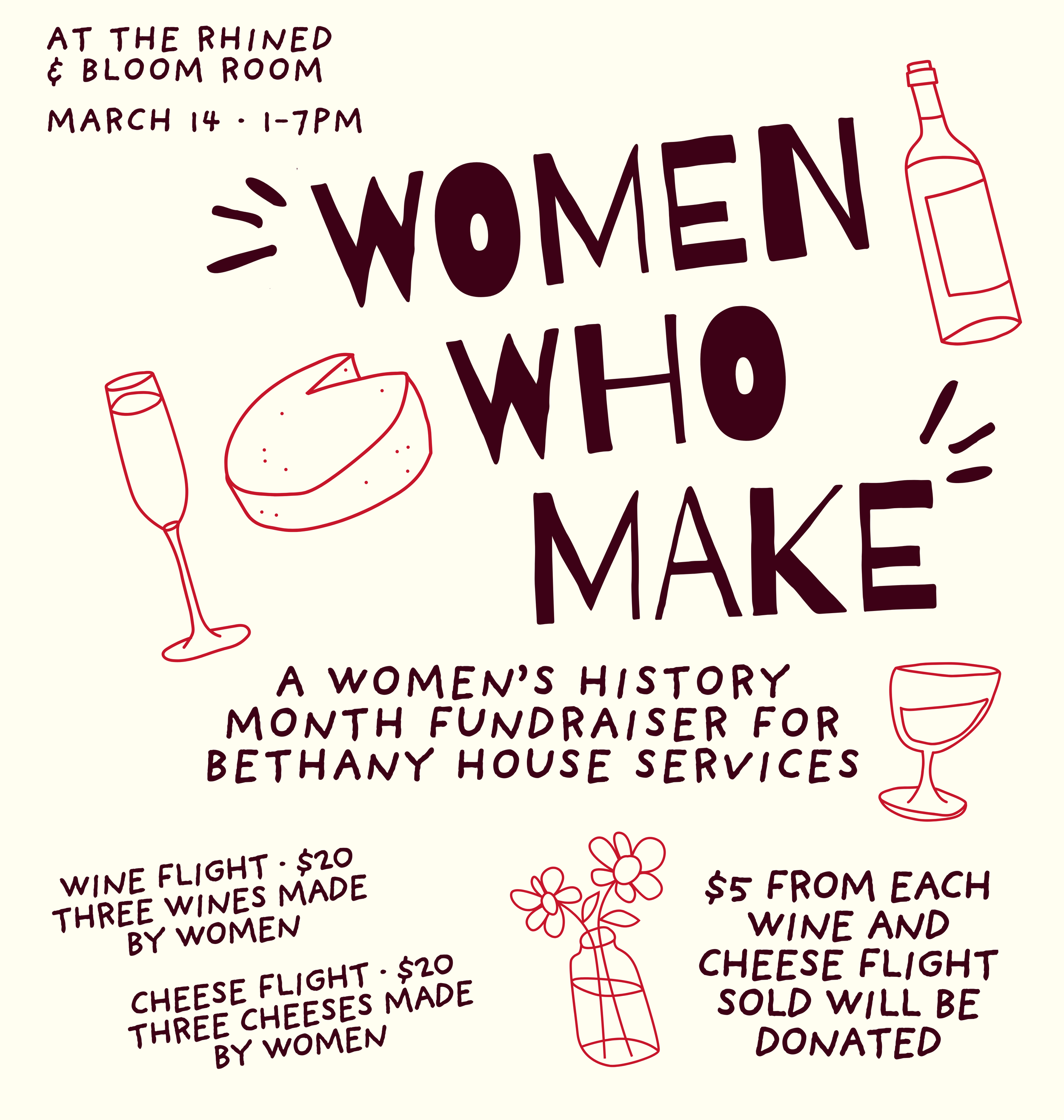 Women Who Make: A Women’s History Month Fundraiser for Bethany House Services