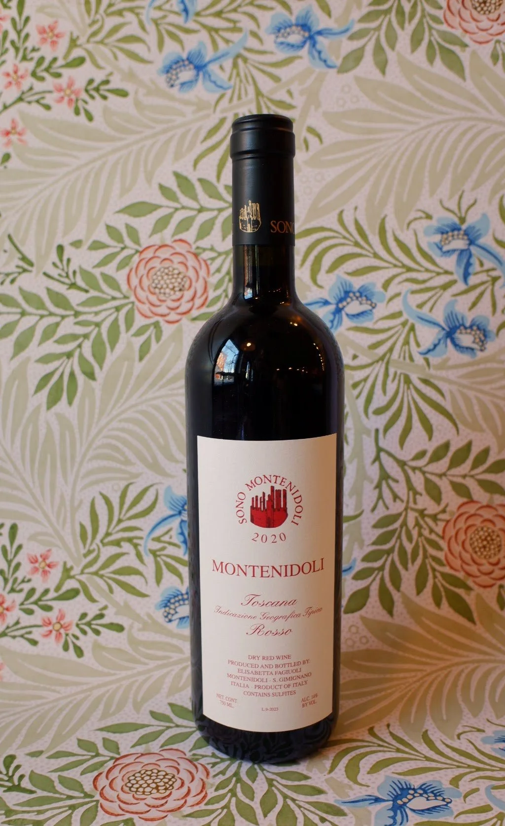 An extra bottle of red wine