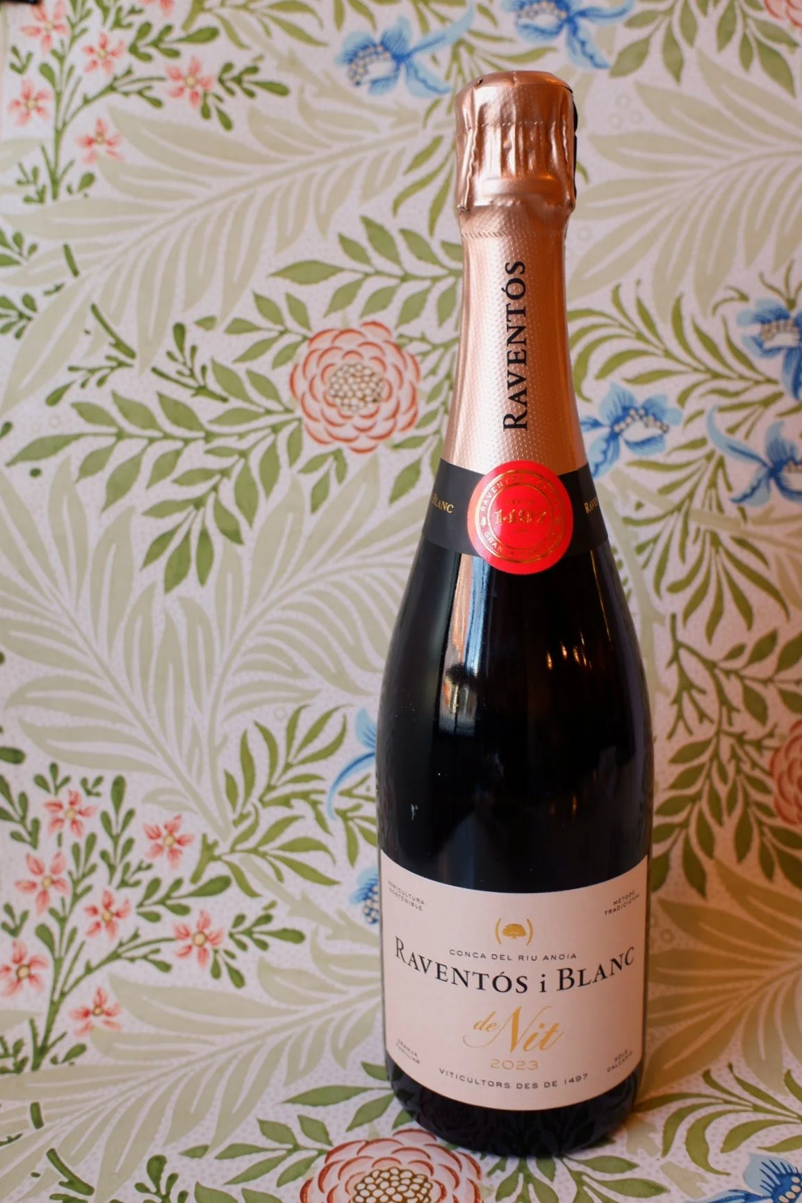 An extra bottle of sparkling wine